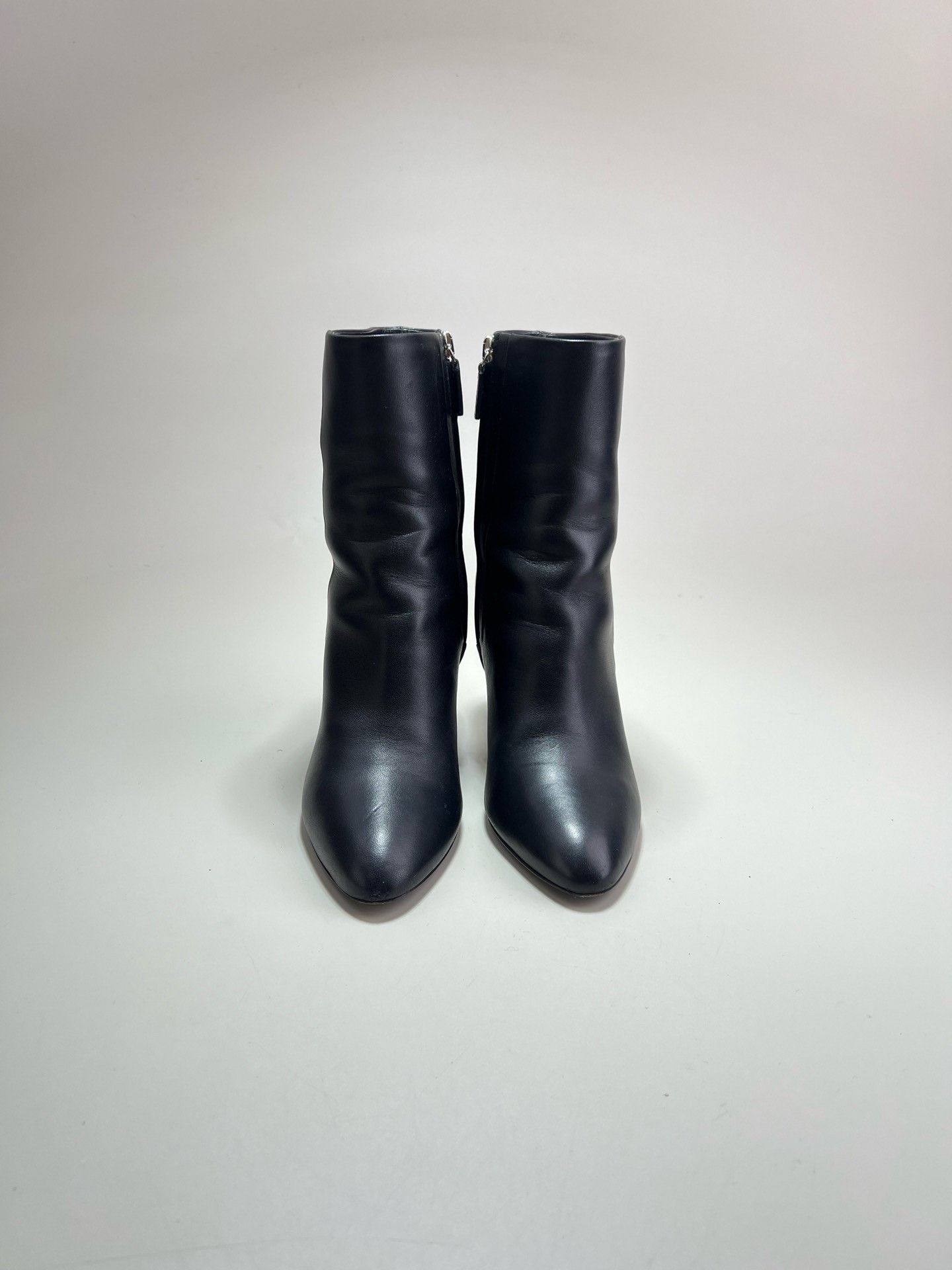 Gucci Gucci Black Leather Short Boots Size US 5.5 / IT 35.5 - 2 Thumbnail
