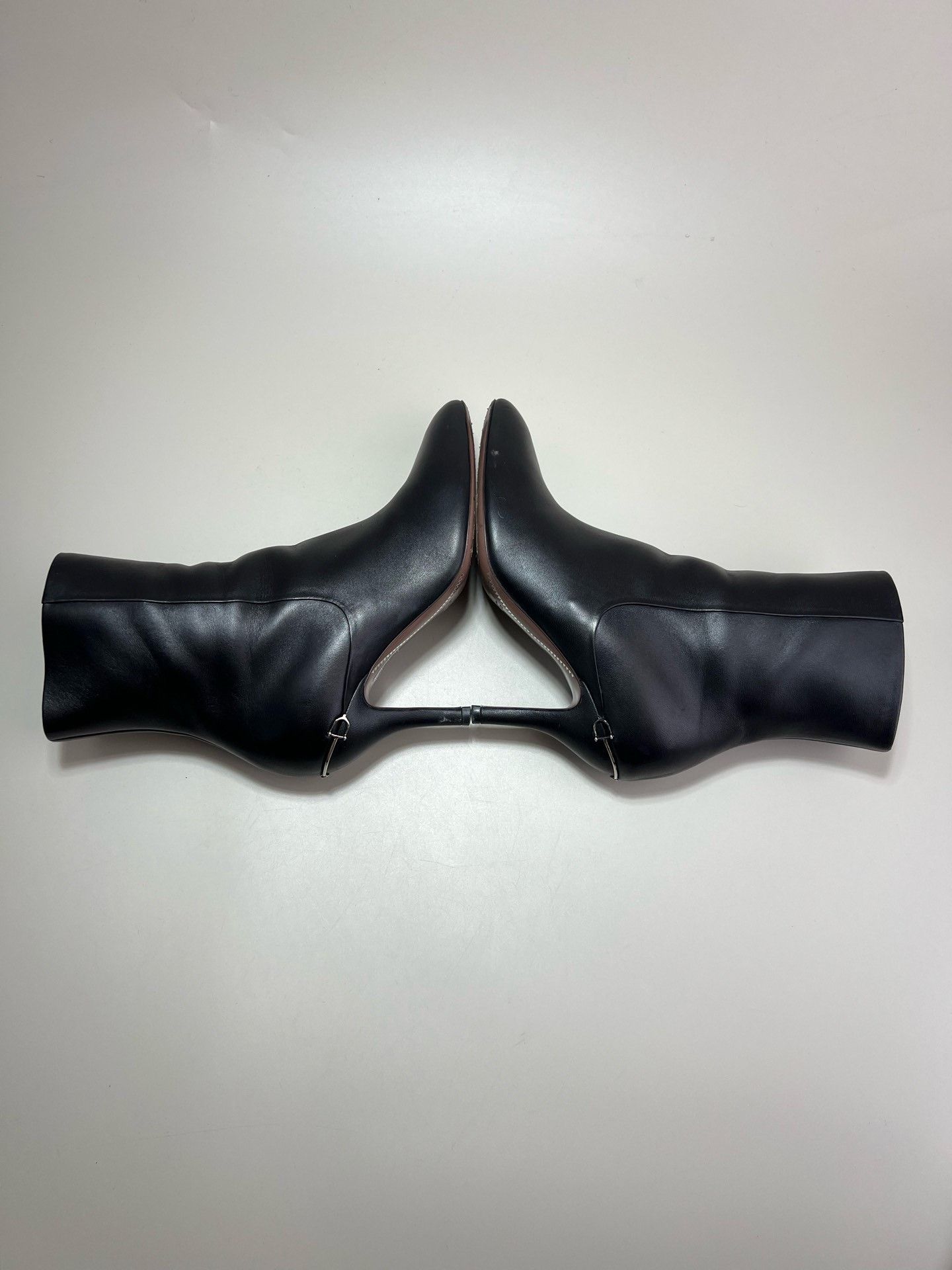 Gucci Gucci Black Leather Short Boots Size US 5.5 / IT 35.5 - 5 Thumbnail