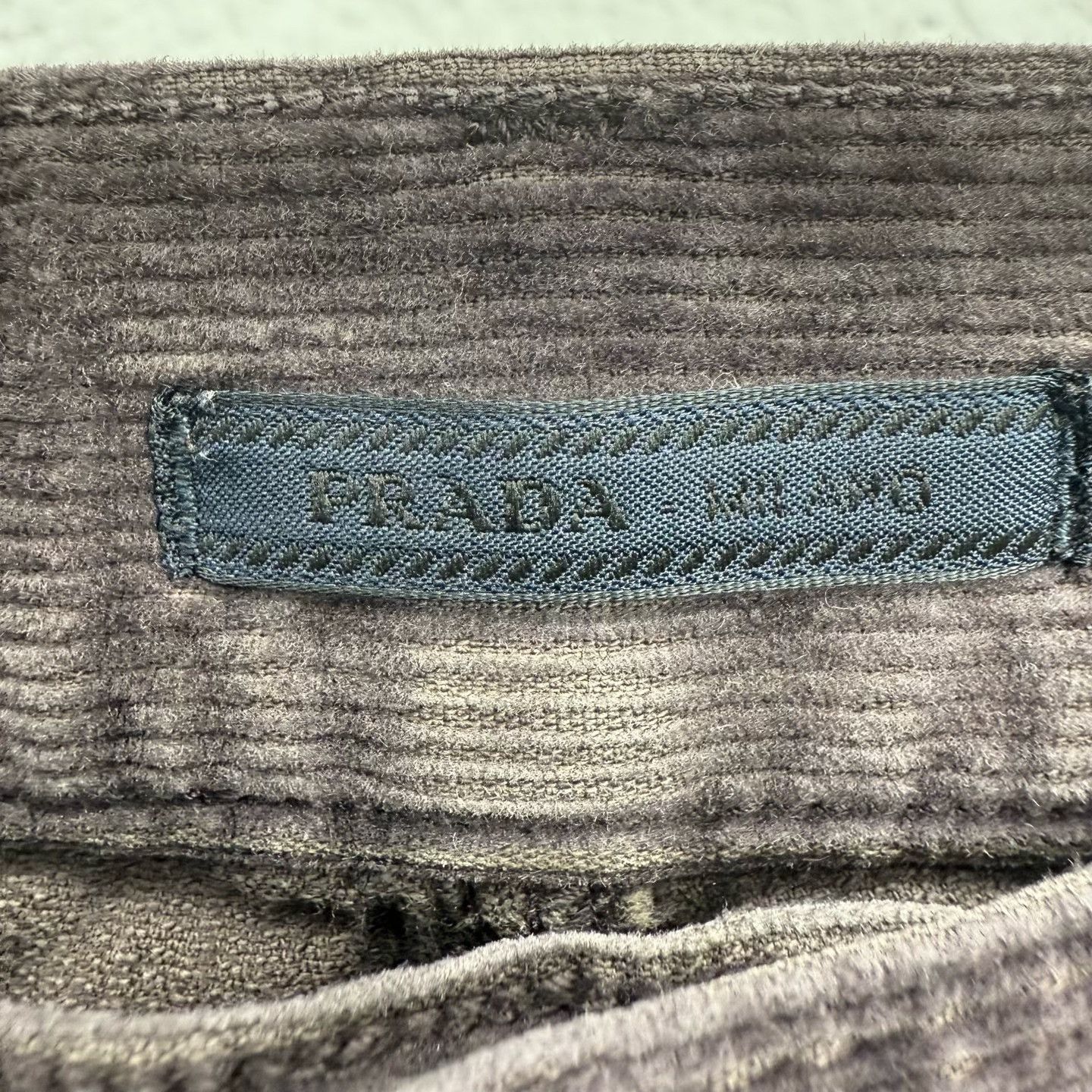 Prada Prada Brown Corduroy Straight Jeans Size US 33 - 7 Thumbnail