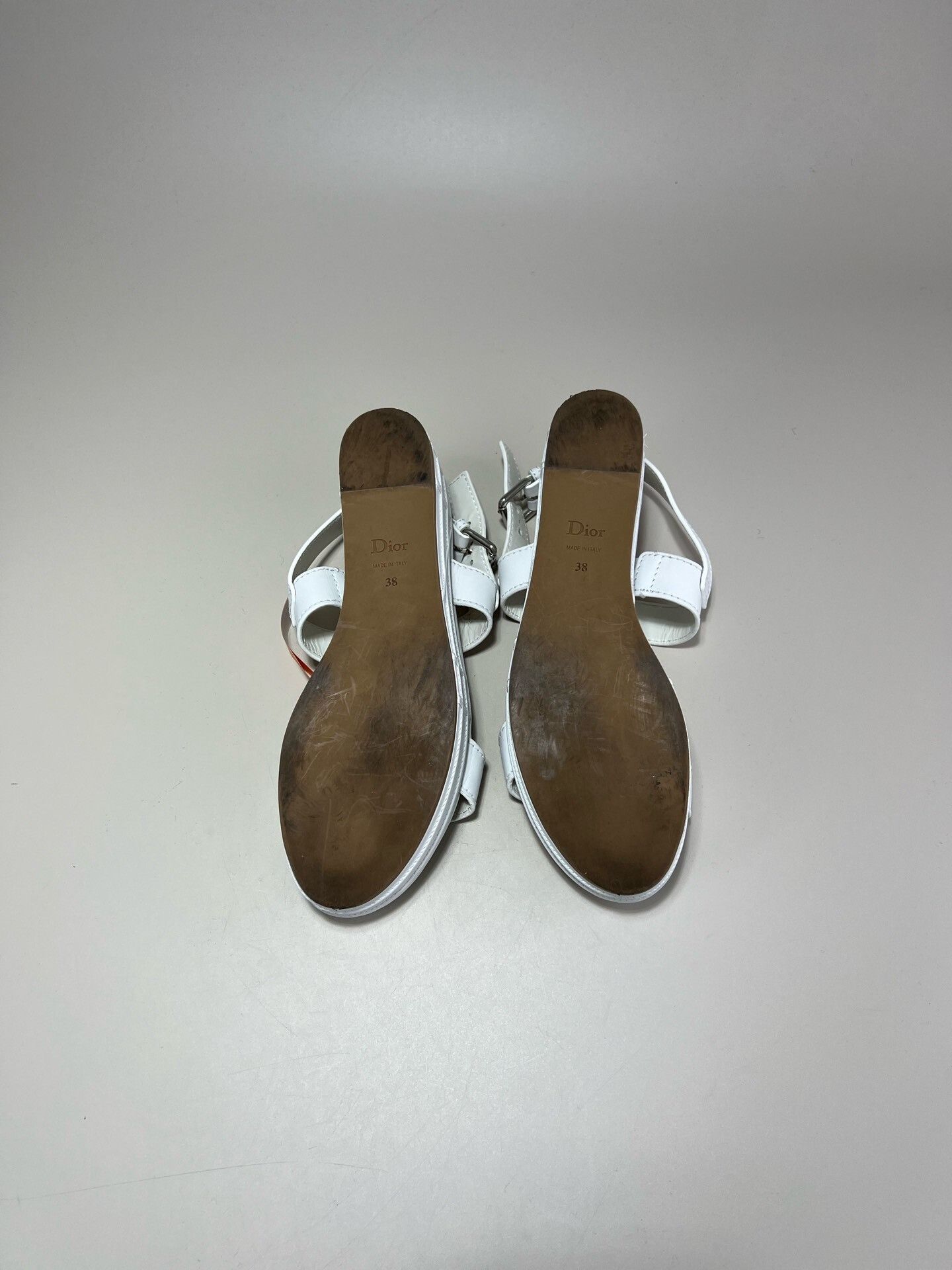 Dior Dior White Platform Sandals Size US 7 / IT 37 - 7 Thumbnail
