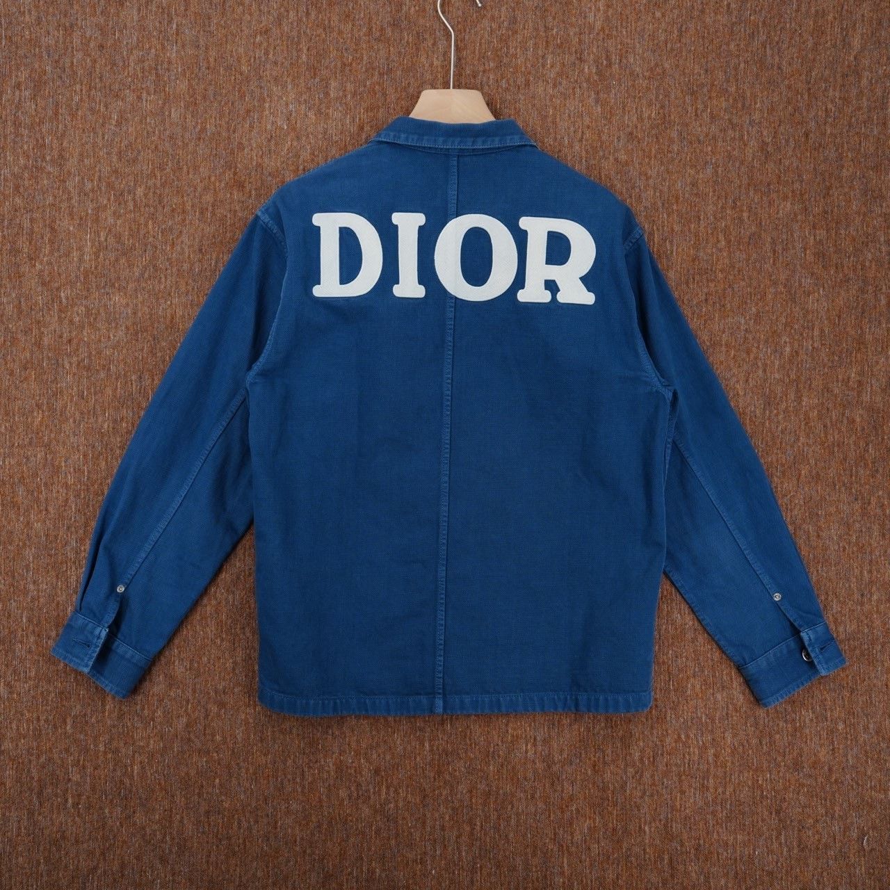 Dior Dior 1947 Embroidered Logo Washed Blue Jacket Size US M / EU 48-50 / 2 - 2 Thumbnail