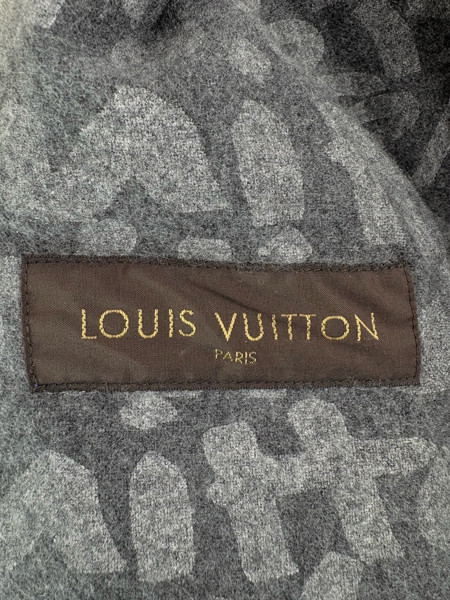 Louis Vuitton Louis Vuitton Dark Blue Hooded Down Jacket Size US M / EU 48-50 / 2 - 4 Thumbnail