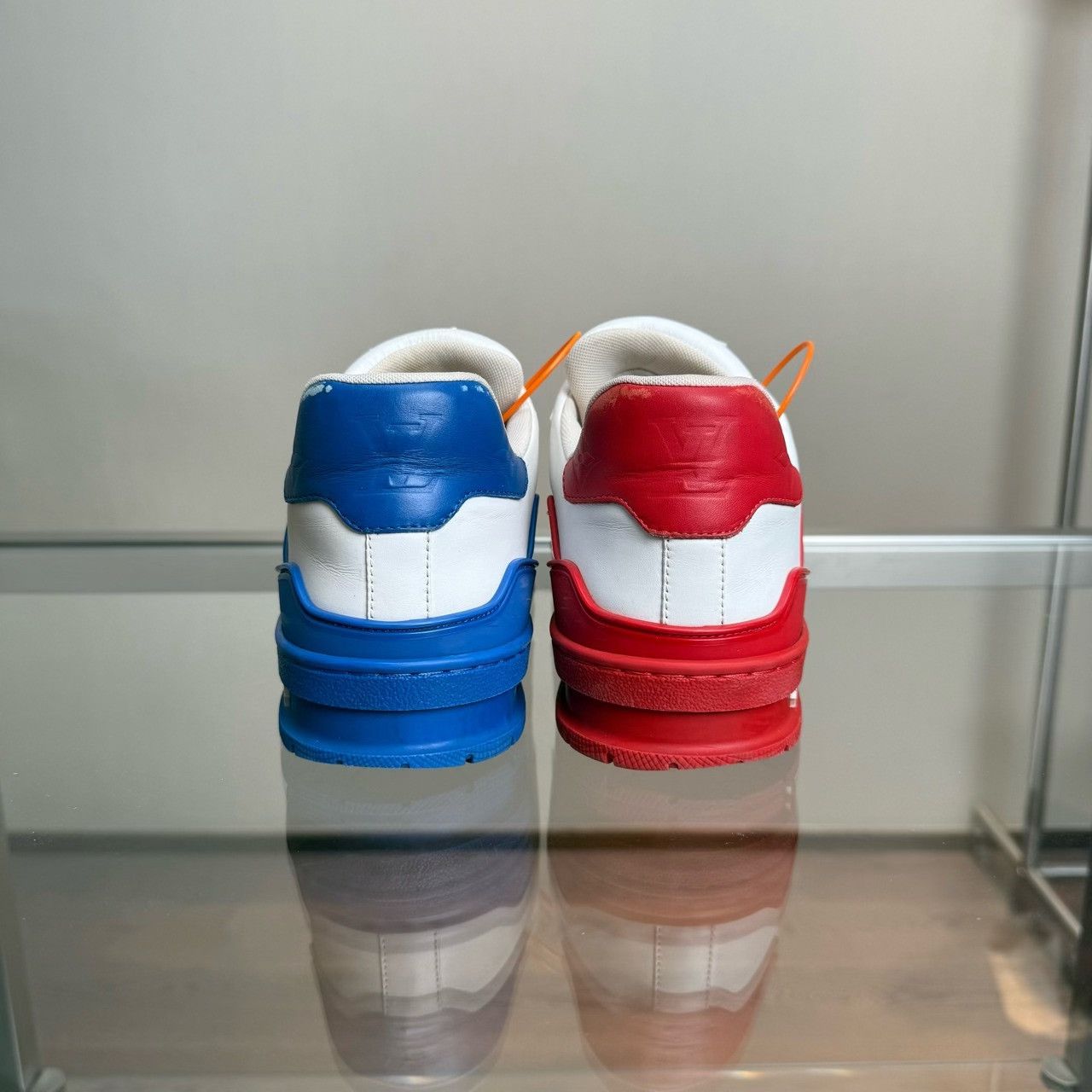Louis Vuitton Louis Vuitton Trainer Red White Size US 8.5 / EU 41-42 - 5 Thumbnail