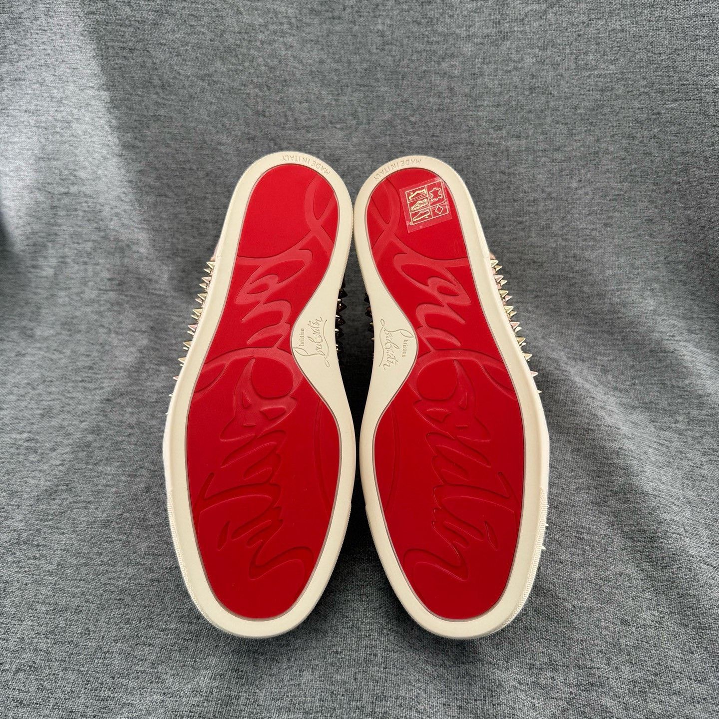 Christian Louboutin Christian Louboutin Rhinestone High-Top Sneakers Size US 6 / IT 36 - 5 Thumbnail