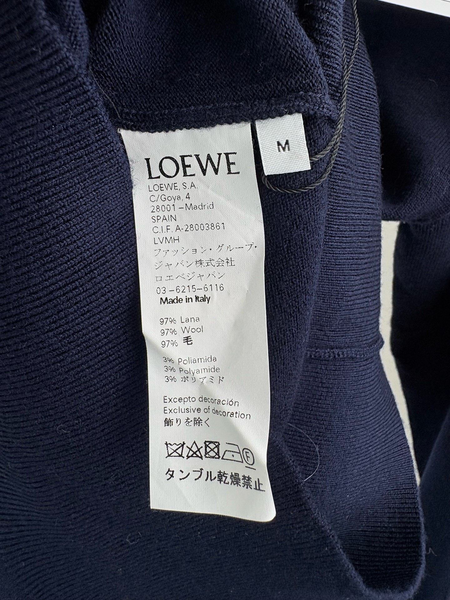 Loewe LOEWE Gold Button Wool Knit Sweater Size US M / EU 48-50 / 2 - 5 Thumbnail