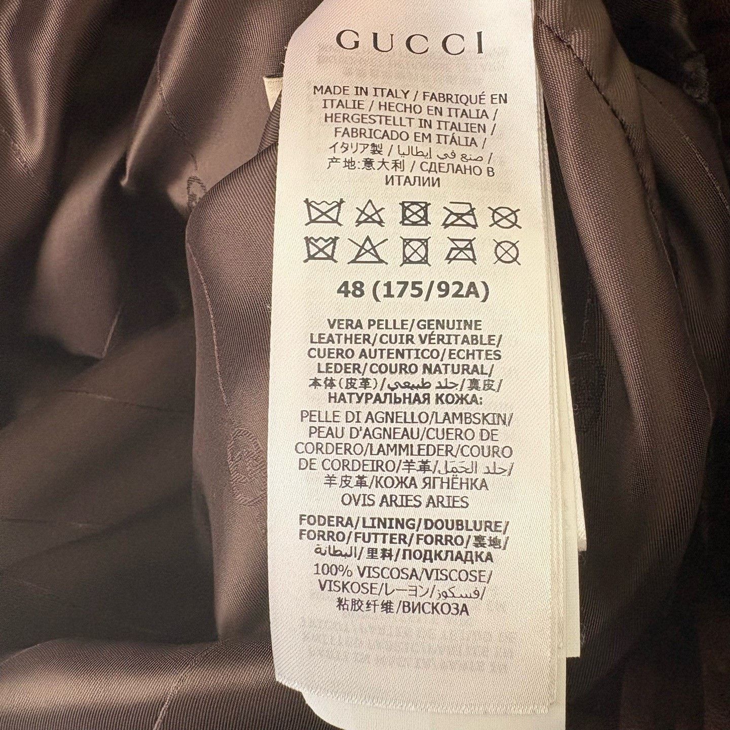 Gucci Gucci Sheepskin Lock Buckle Stand Collar Jacket Size US M / EU 48-50 / 2 - 4 Thumbnail