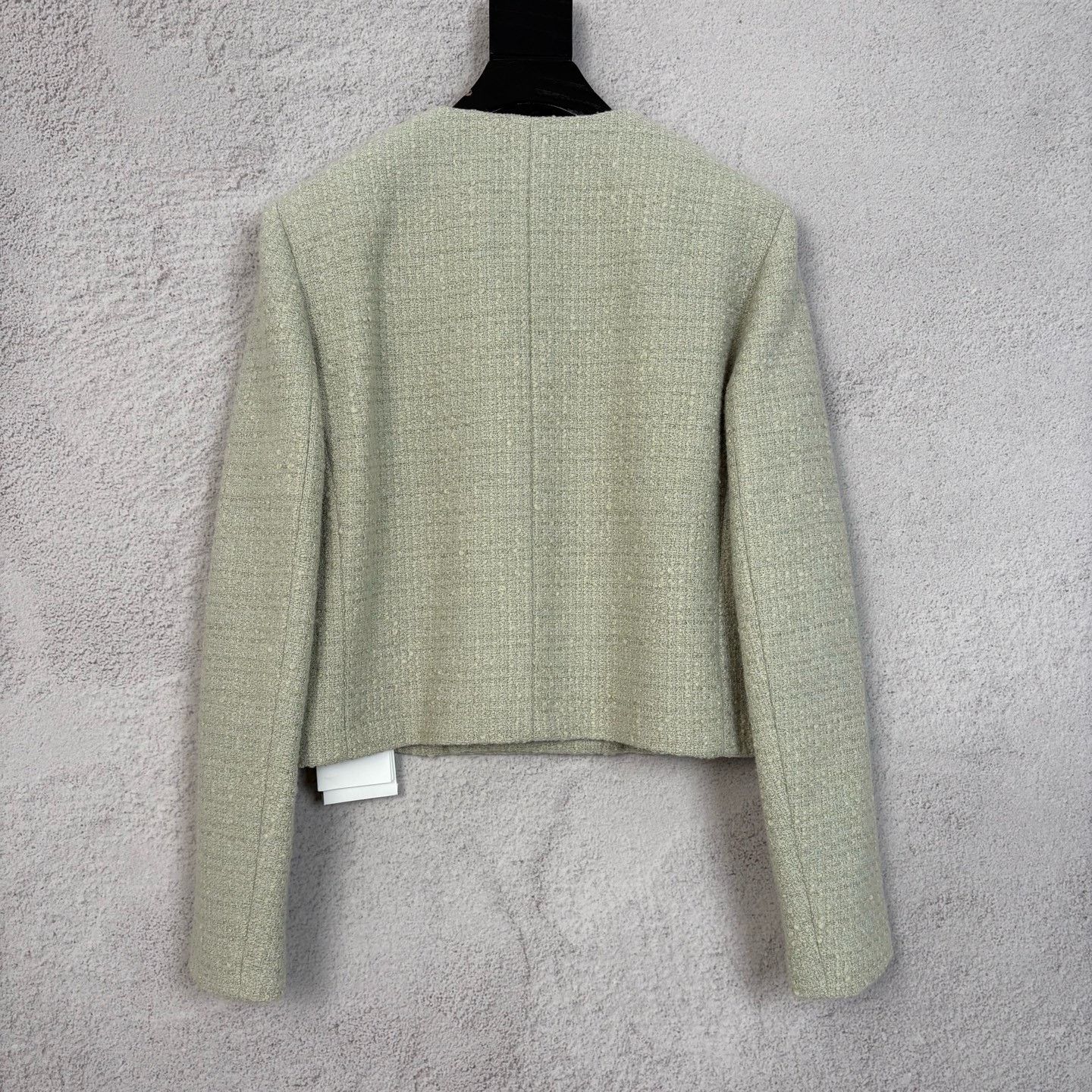 Celine Celine Aqua Green Tweed Jacket Size S / US 4 / IT 40 - 2 Thumbnail
