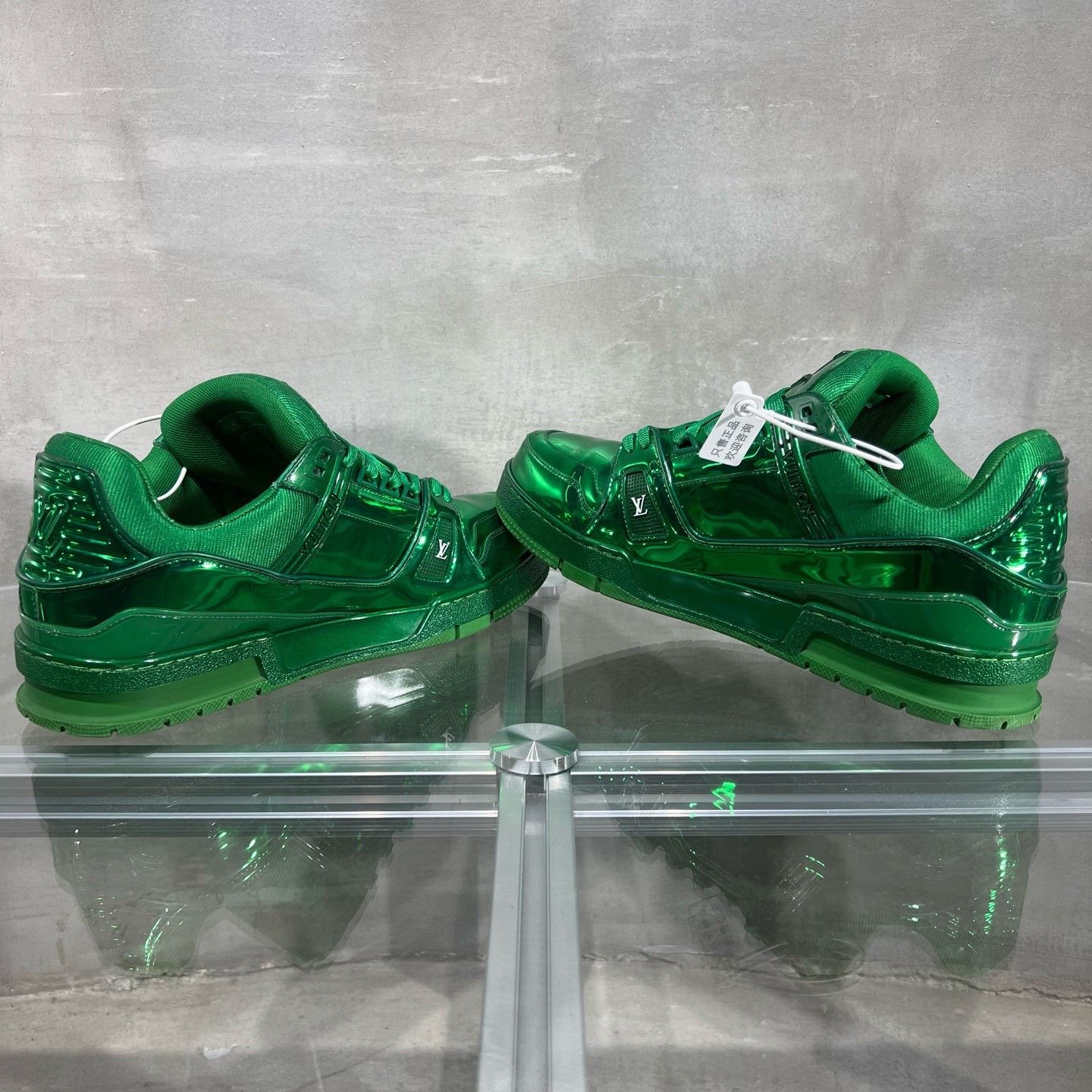 Louis Vuitton Louis Vuitton LV Trainer PVC Green Size US 11 / EU 44 - 5 Thumbnail