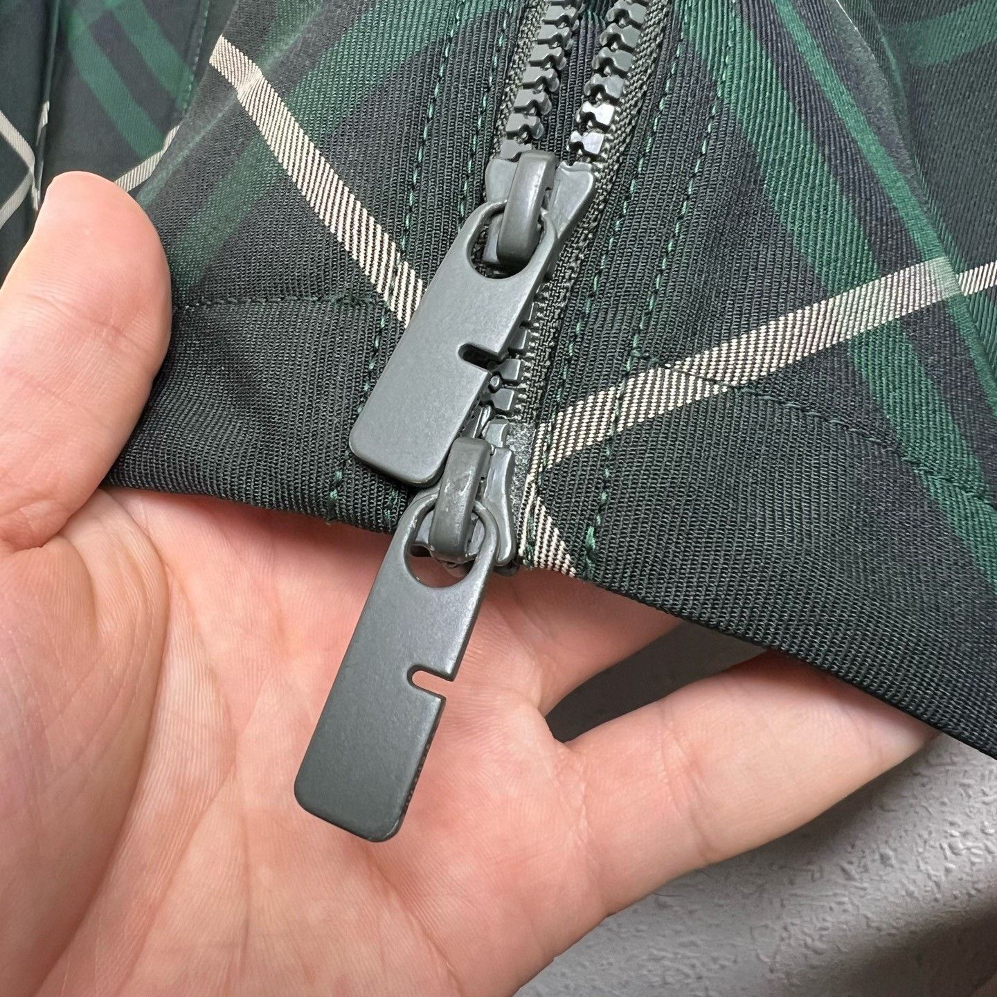 Burberry Burberry New Green Check Jacket Size US S / EU 44-46 / 1 - 5 Thumbnail