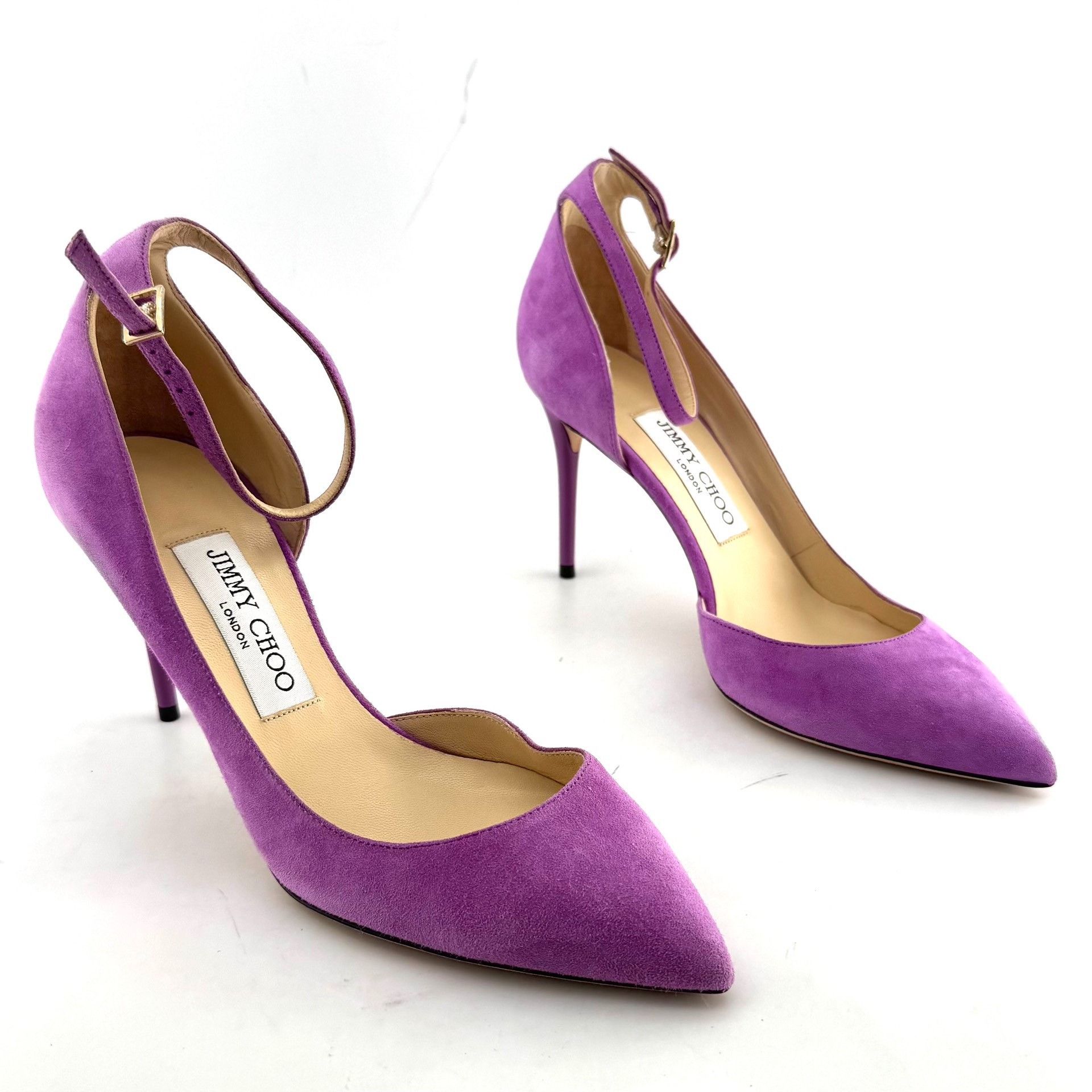 Jimmy Choo Jimmy Choo Suede Stiletto Heels Size US 6 / IT 36 - 3 Thumbnail