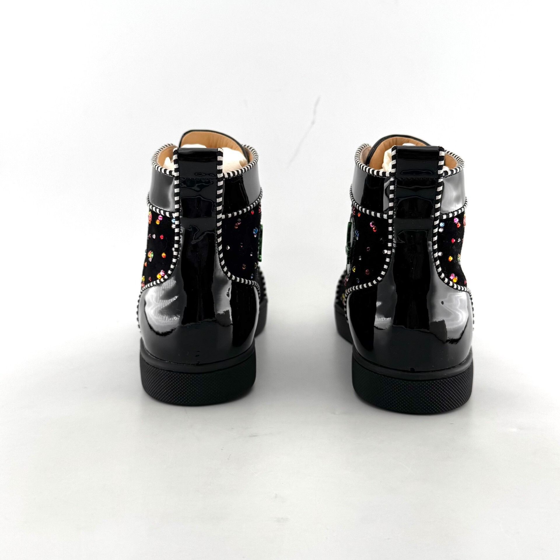 Christian Louboutin Christian Louboutin Rhinestone High-Top Sneakers Size US 6 / IT 36 - 4 Thumbnail