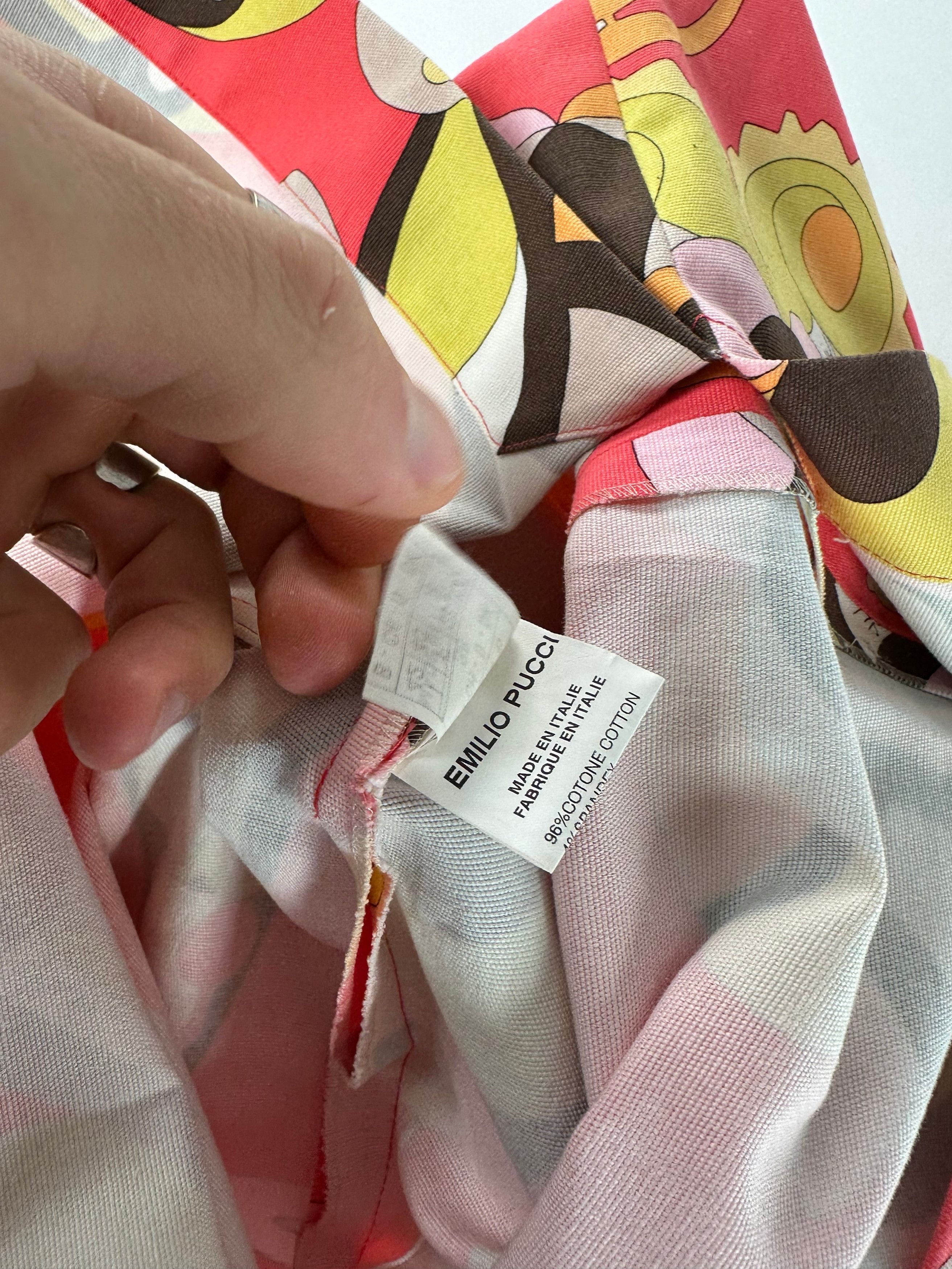 Emilio Pucci Vintage Abstract Dress Size M / US 6-8 / IT 42-44 - 11 Thumbnail