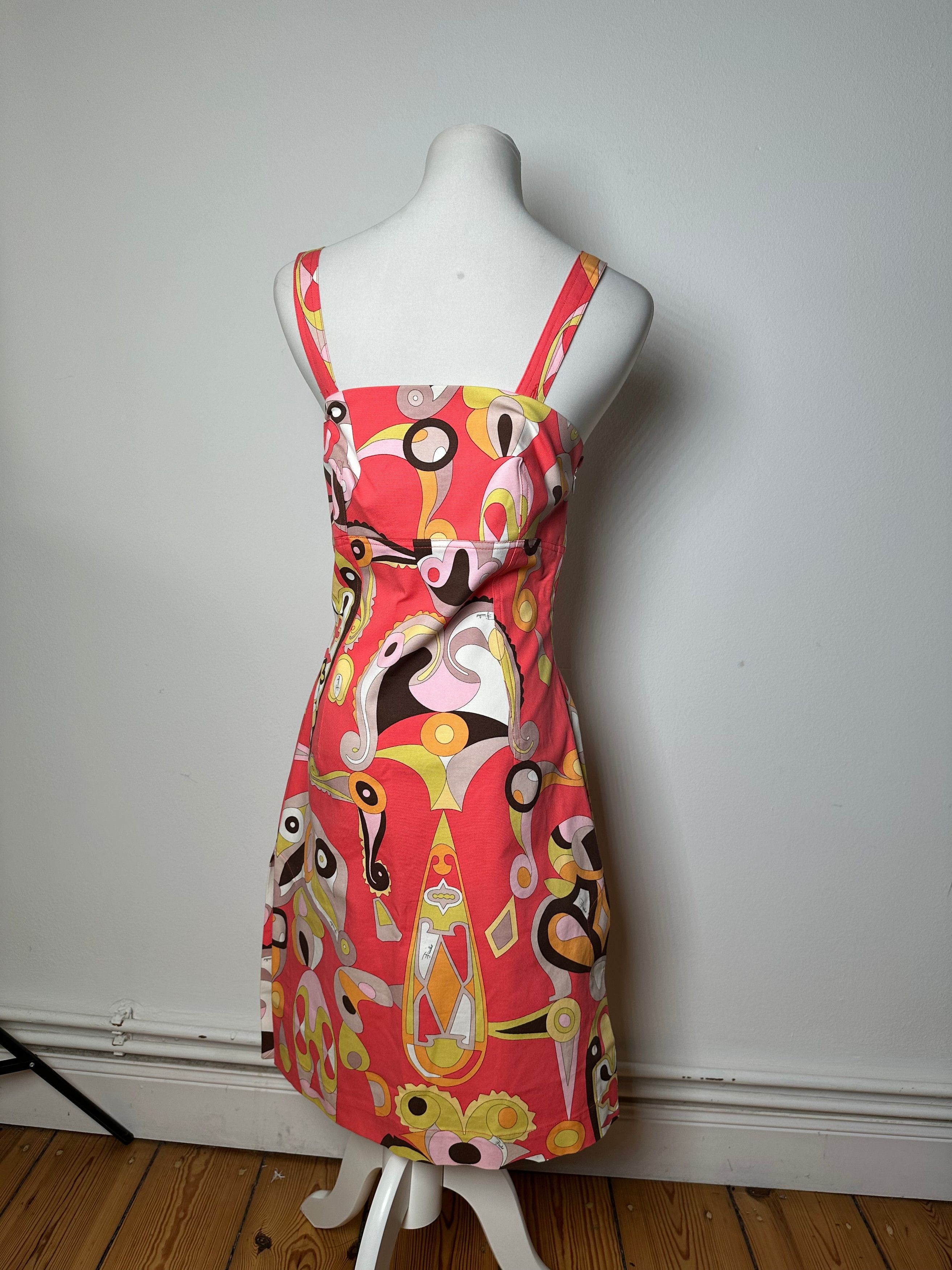 Emilio Pucci Vintage Abstract Dress Size M / US 6-8 / IT 42-44 - 3 Thumbnail