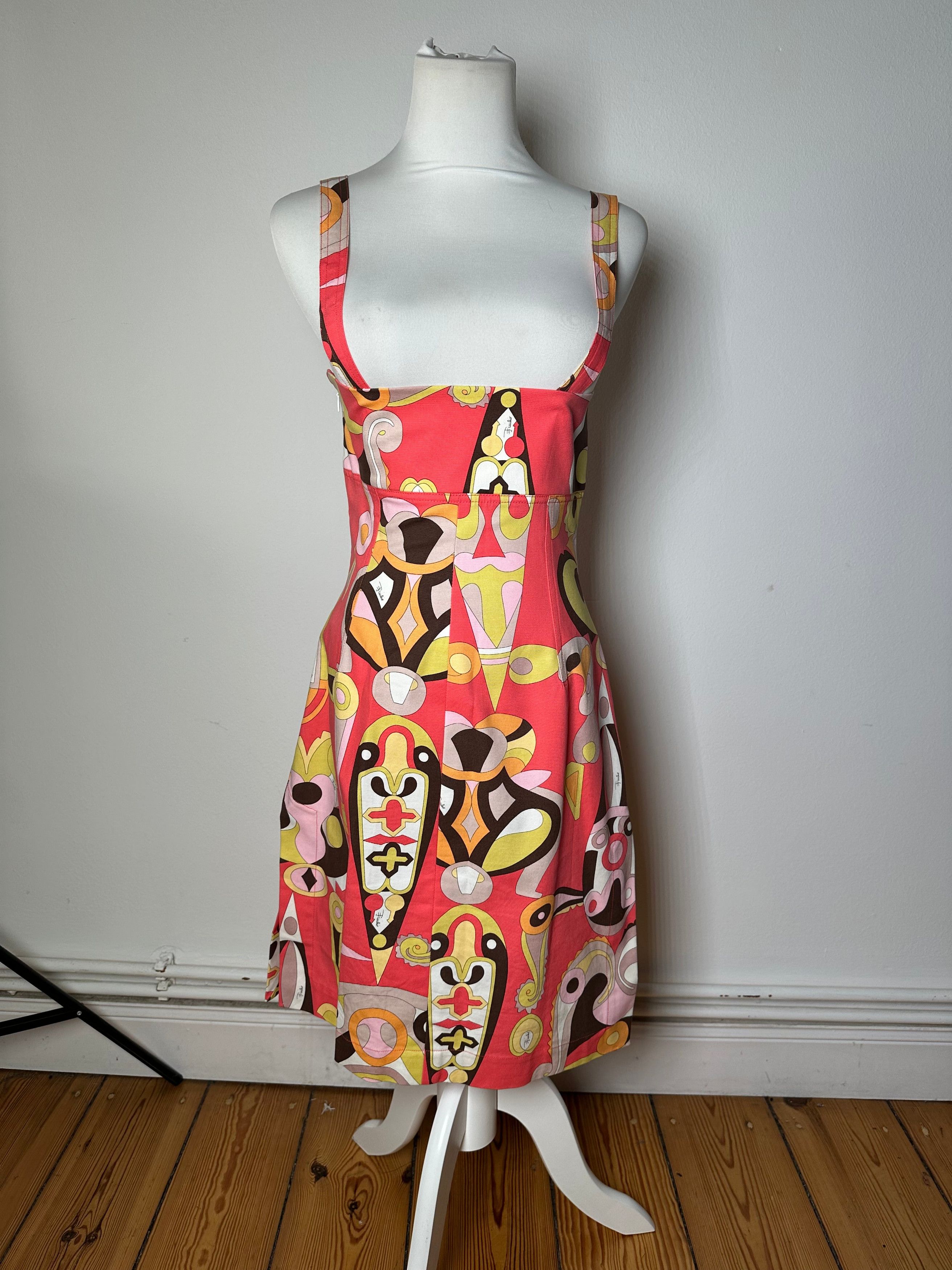 Emilio Pucci Vintage Abstract Dress Size M / US 6-8 / IT 42-44 - 14 Thumbnail