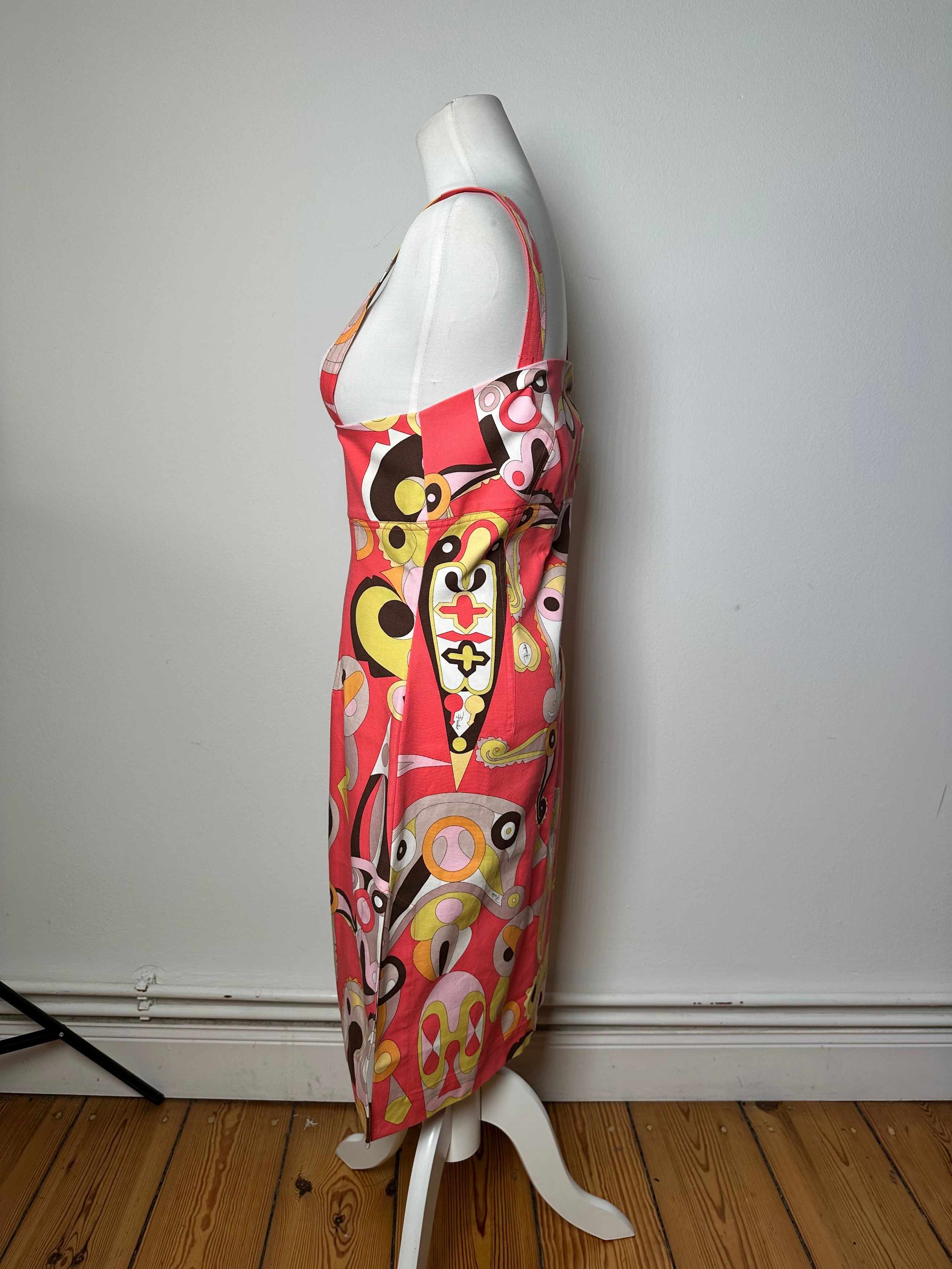 Emilio Pucci Vintage Abstract Dress Size M / US 6-8 / IT 42-44 - 2 Thumbnail