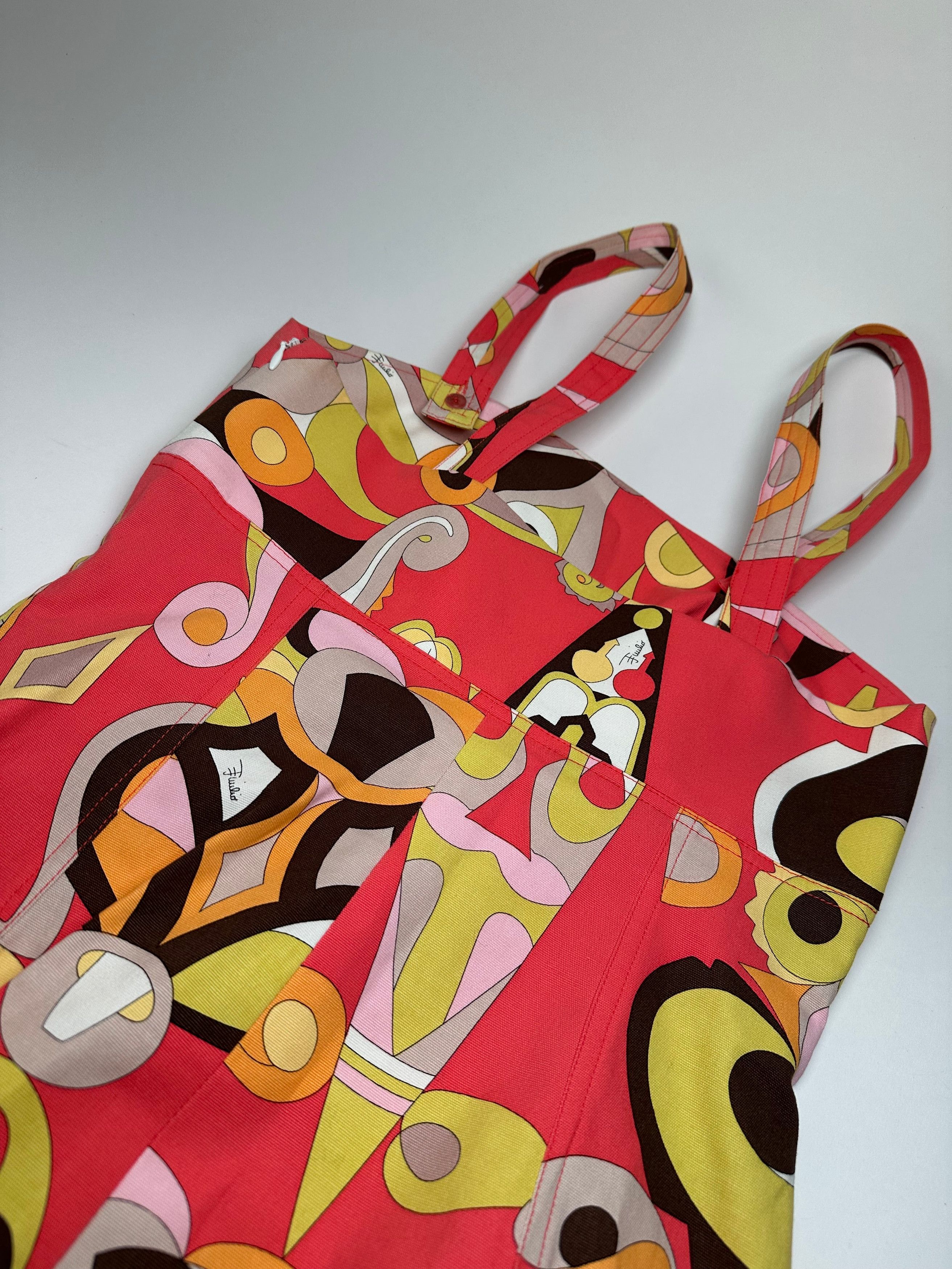 Emilio Pucci Vintage Abstract Dress Size M / US 6-8 / IT 42-44 - 9 Thumbnail