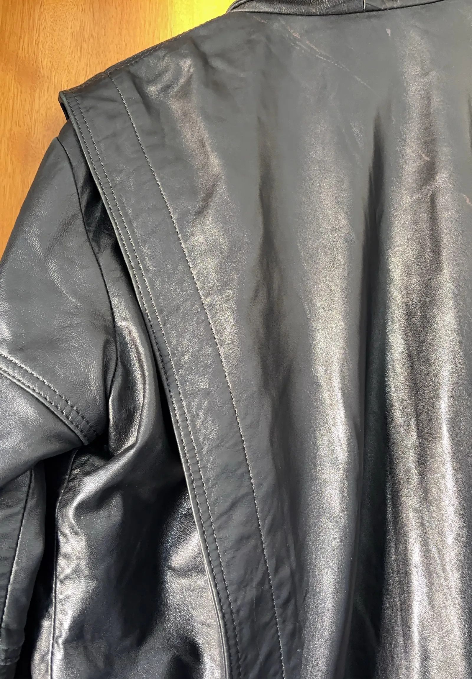 Zara Zara Leather Jacket Size S / US 4 / IT 40 - 5 Thumbnail