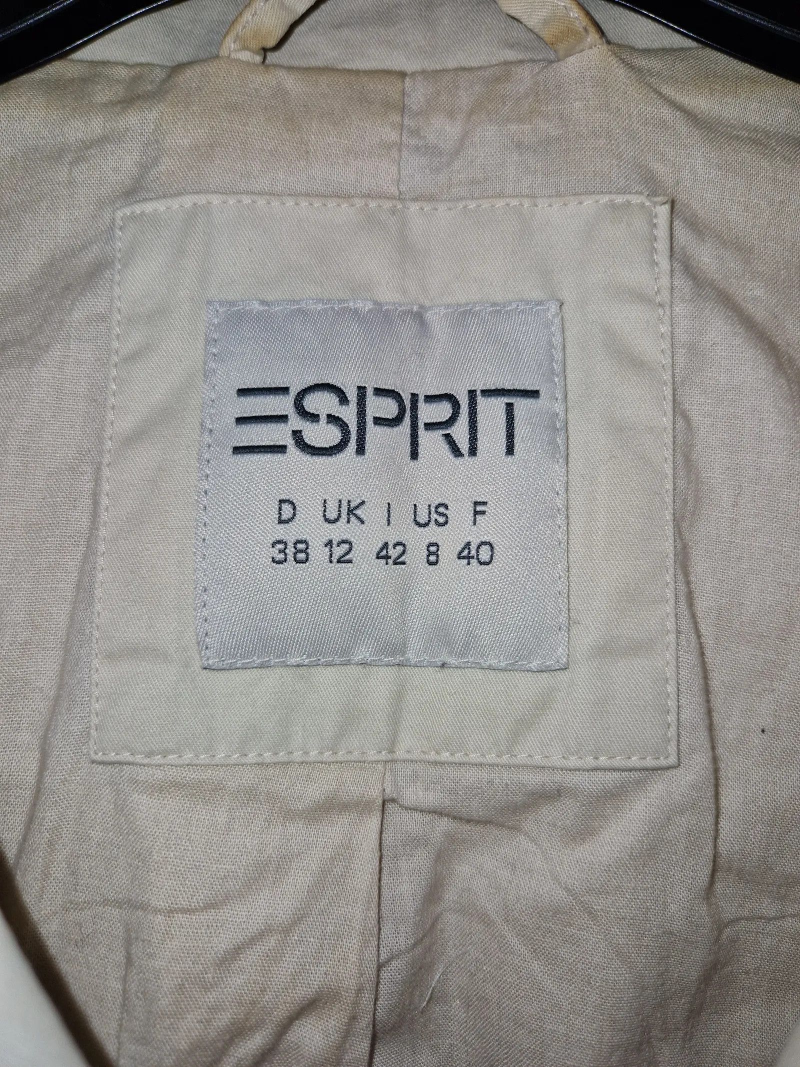 Esprit Esprit Trenchcoat Size S / US 4 / IT 40 - 2 Thumbnail