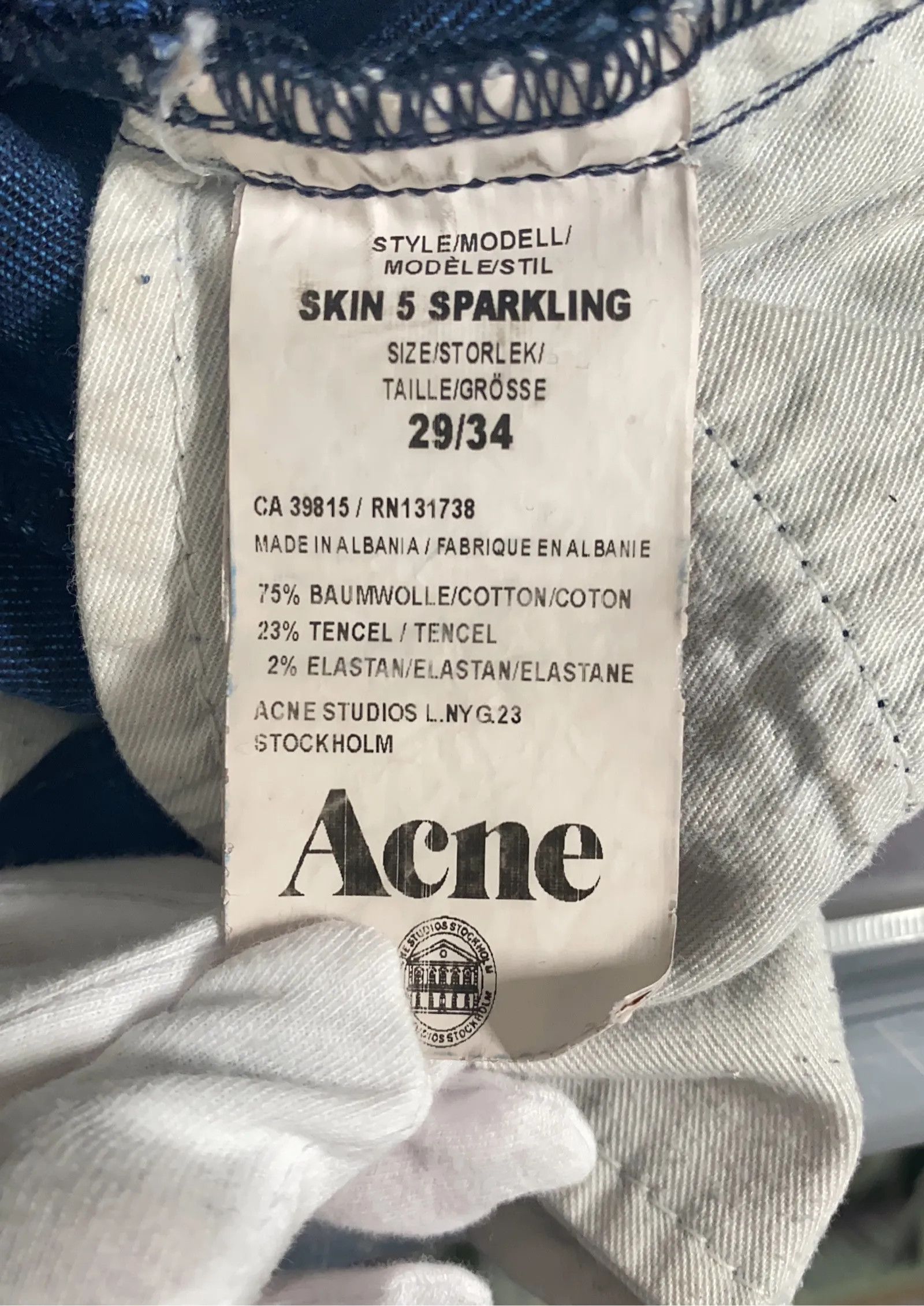Acne Studios Acne Studios Jeans Size 29" - 3 Thumbnail