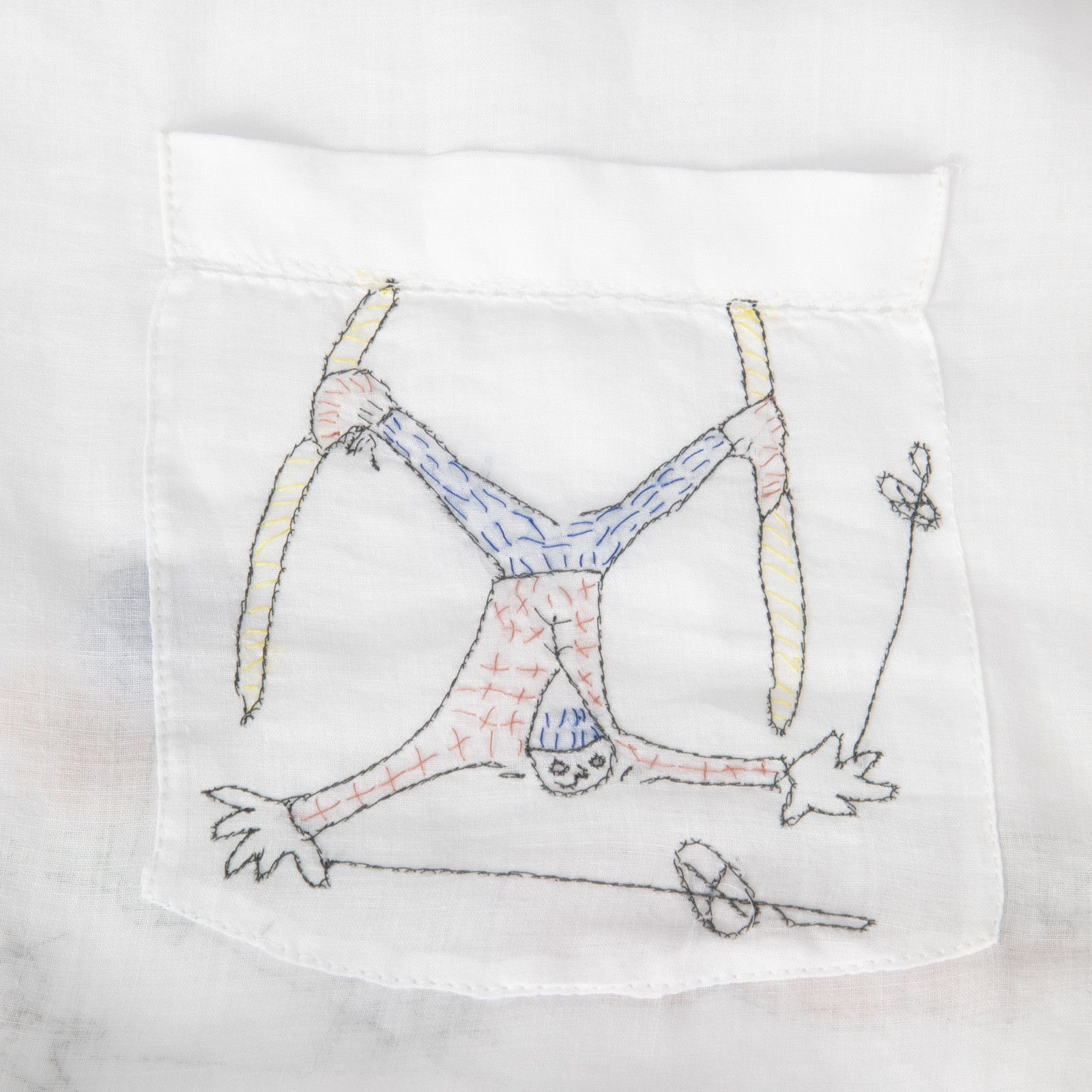 Bode Skiers Embroidered Camp Shirt Size S / US 4 / IT 40 - 3 Thumbnail