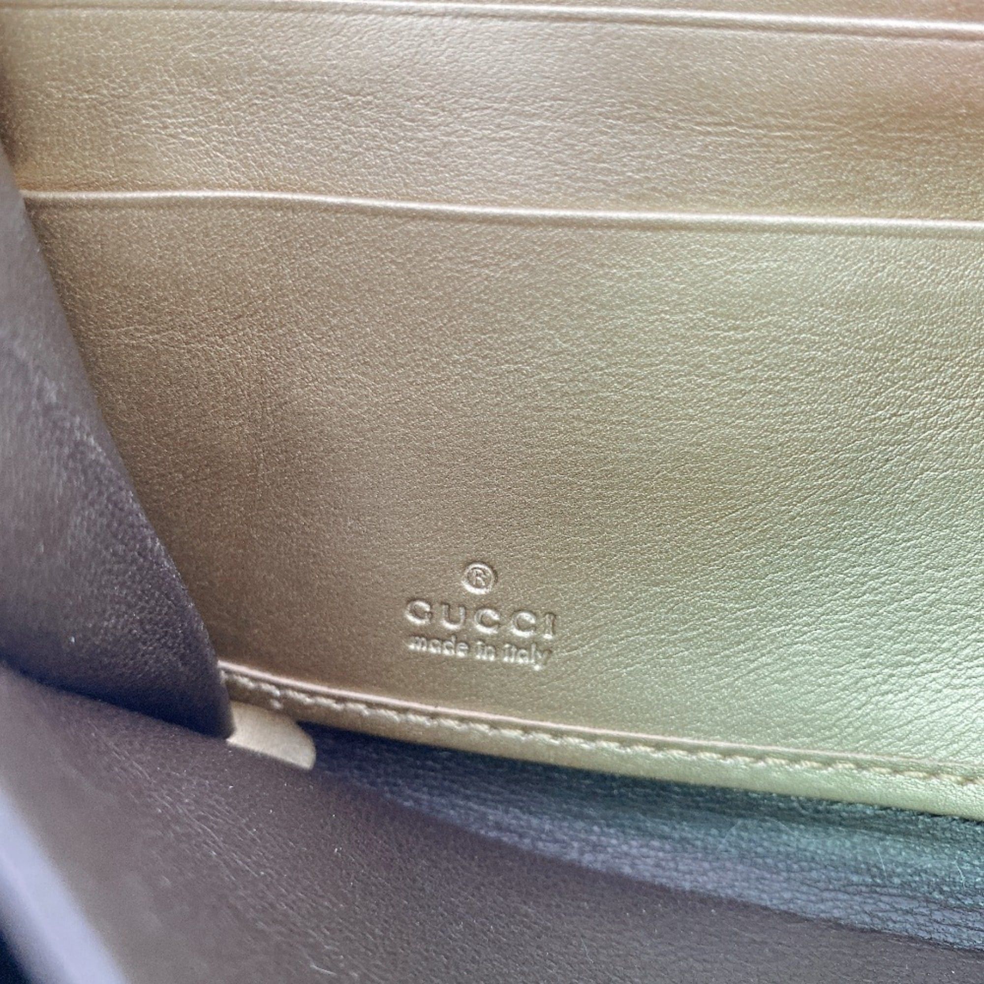 Gucci GUCCI 224253 Diamante Bamboo Tassel Long Wallet Gold Size ONE SIZE - 12 Thumbnail