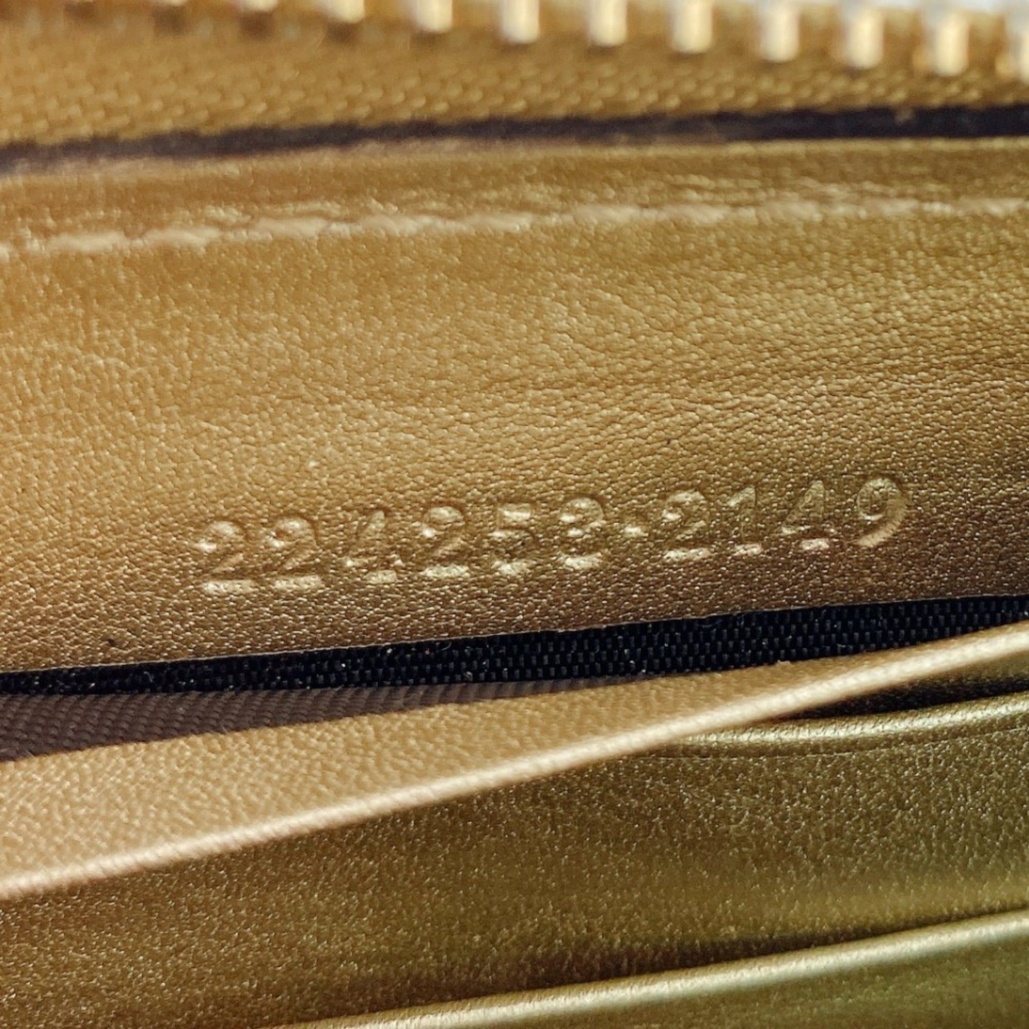 Gucci GUCCI 224253 Diamante Bamboo Tassel Long Wallet Gold Size ONE SIZE - 11 Thumbnail