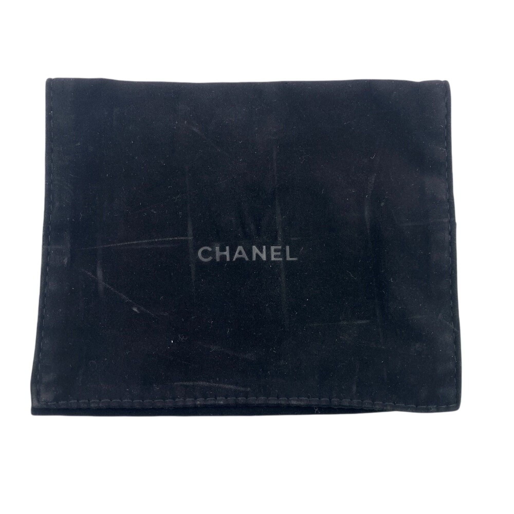 Chanel CHANEL Compact Wallet Matelassé Caviar Leather Tri-fold Beige Size ONE SIZE - 14 Thumbnail