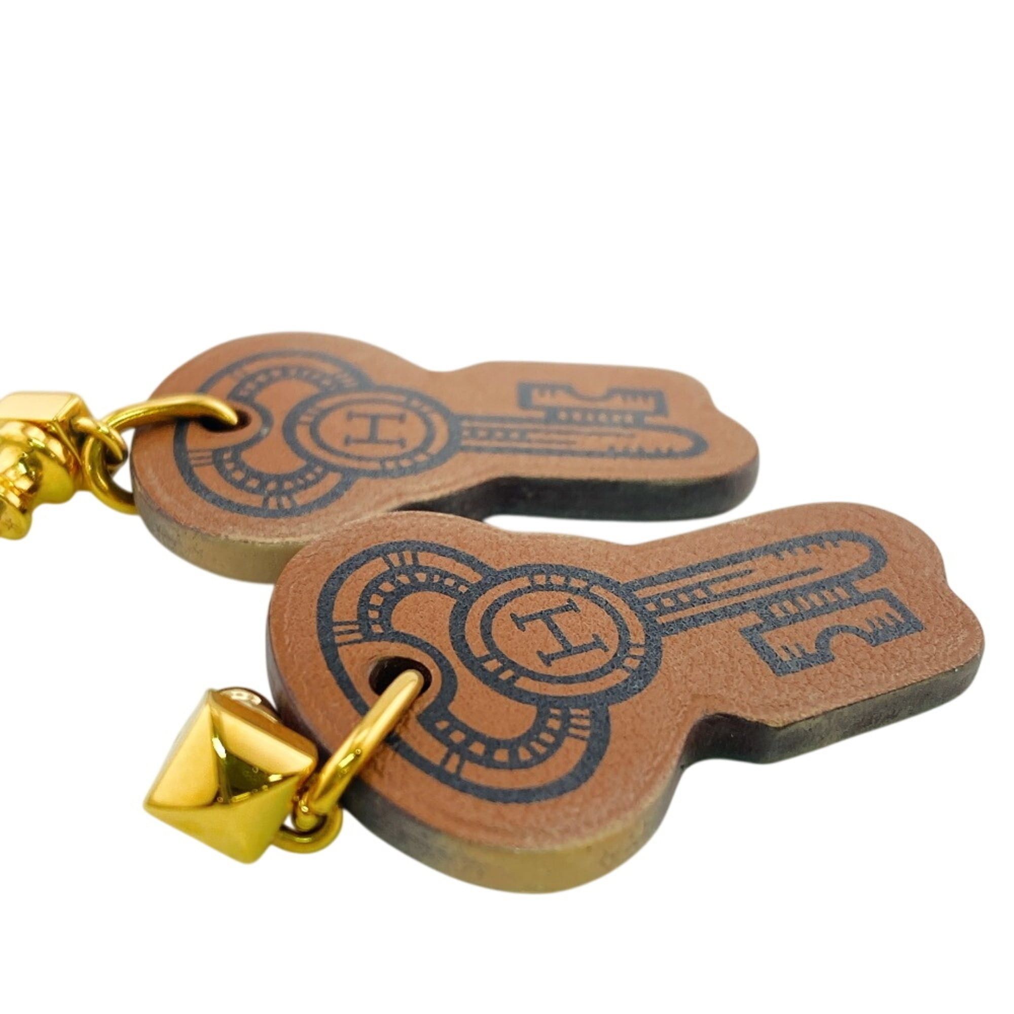 Hermes HERMES H Curiosité Earrings, Brown Jewelry Size ONE SIZE - 8 Thumbnail