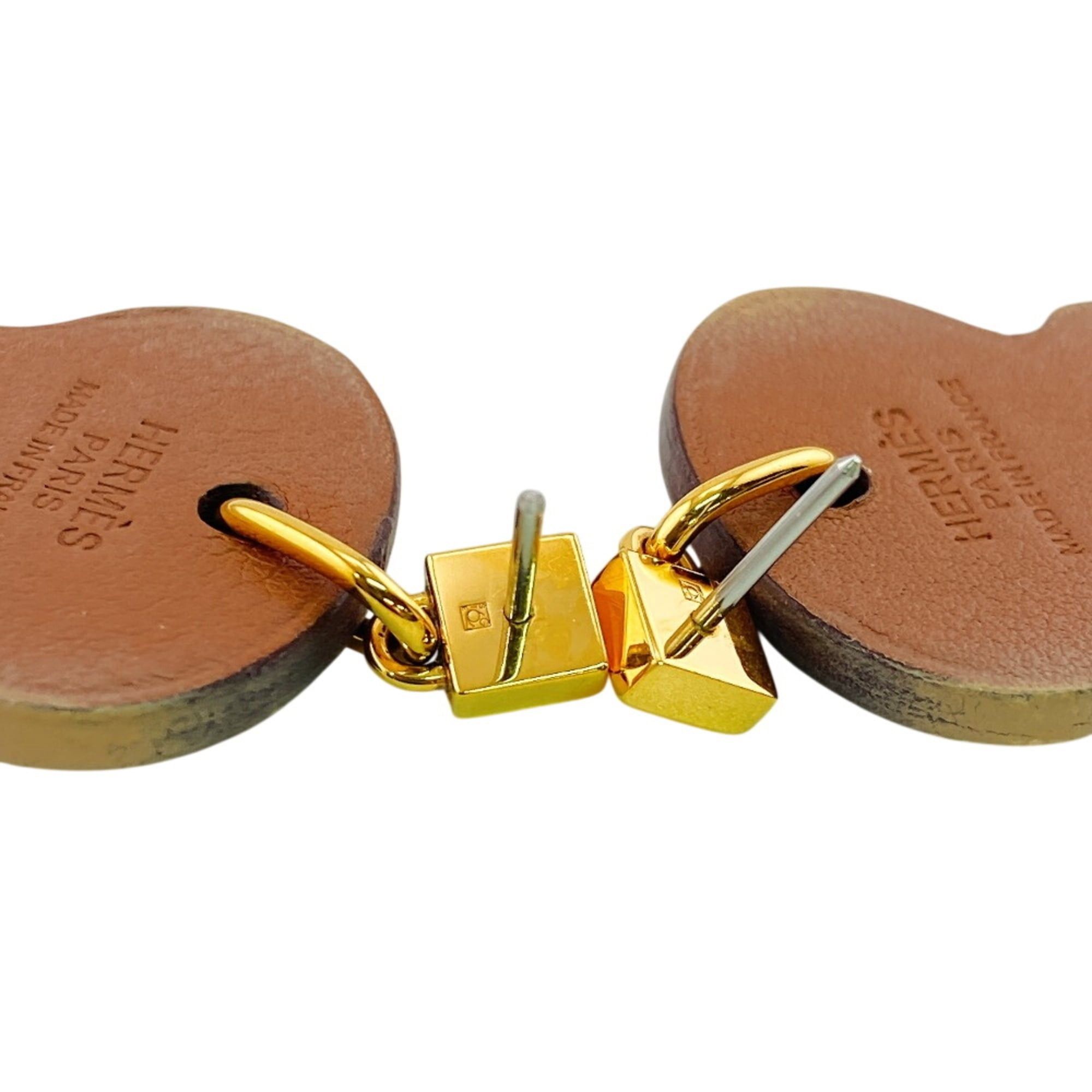 Hermes HERMES H Curiosité Earrings, Brown Jewelry Size ONE SIZE - 12 Thumbnail