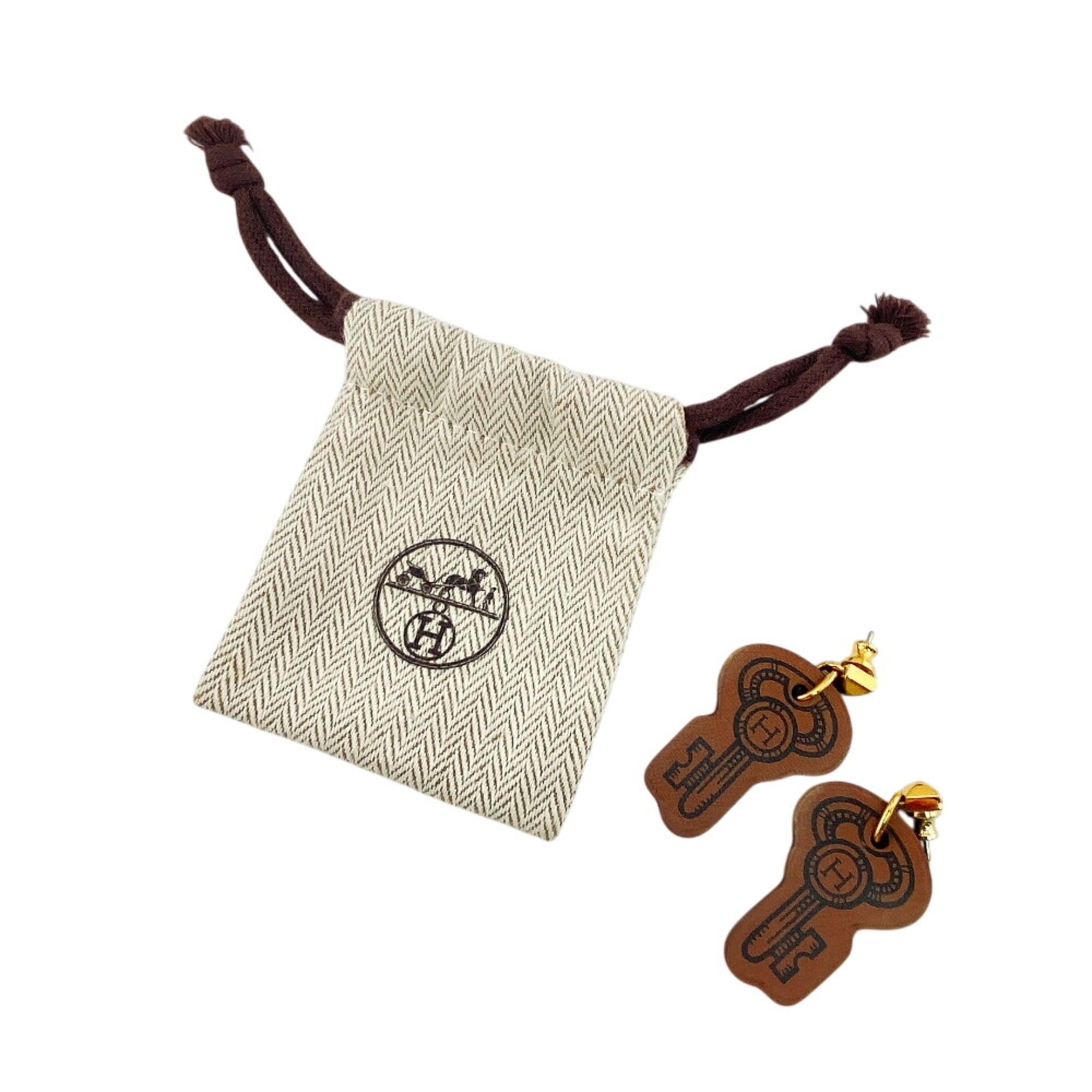 Hermes HERMES H Curiosité Earrings, Brown Jewelry Size ONE SIZE - 13 Thumbnail