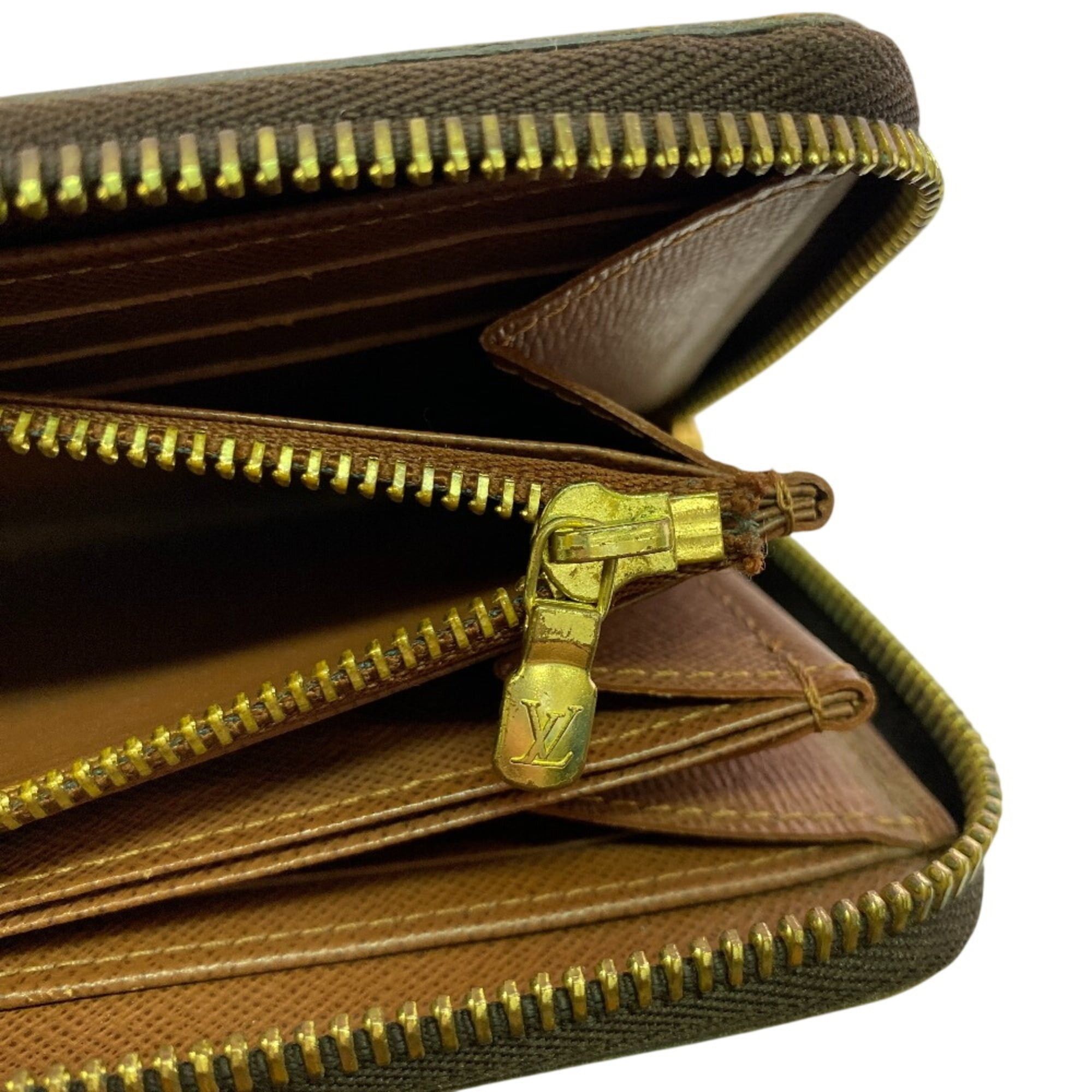 Louis Vuitton Louis Vuitton M42616 Zippy Wallet Round Zipper Monogram Long Brown Size ONE SIZE - 8 Thumbnail