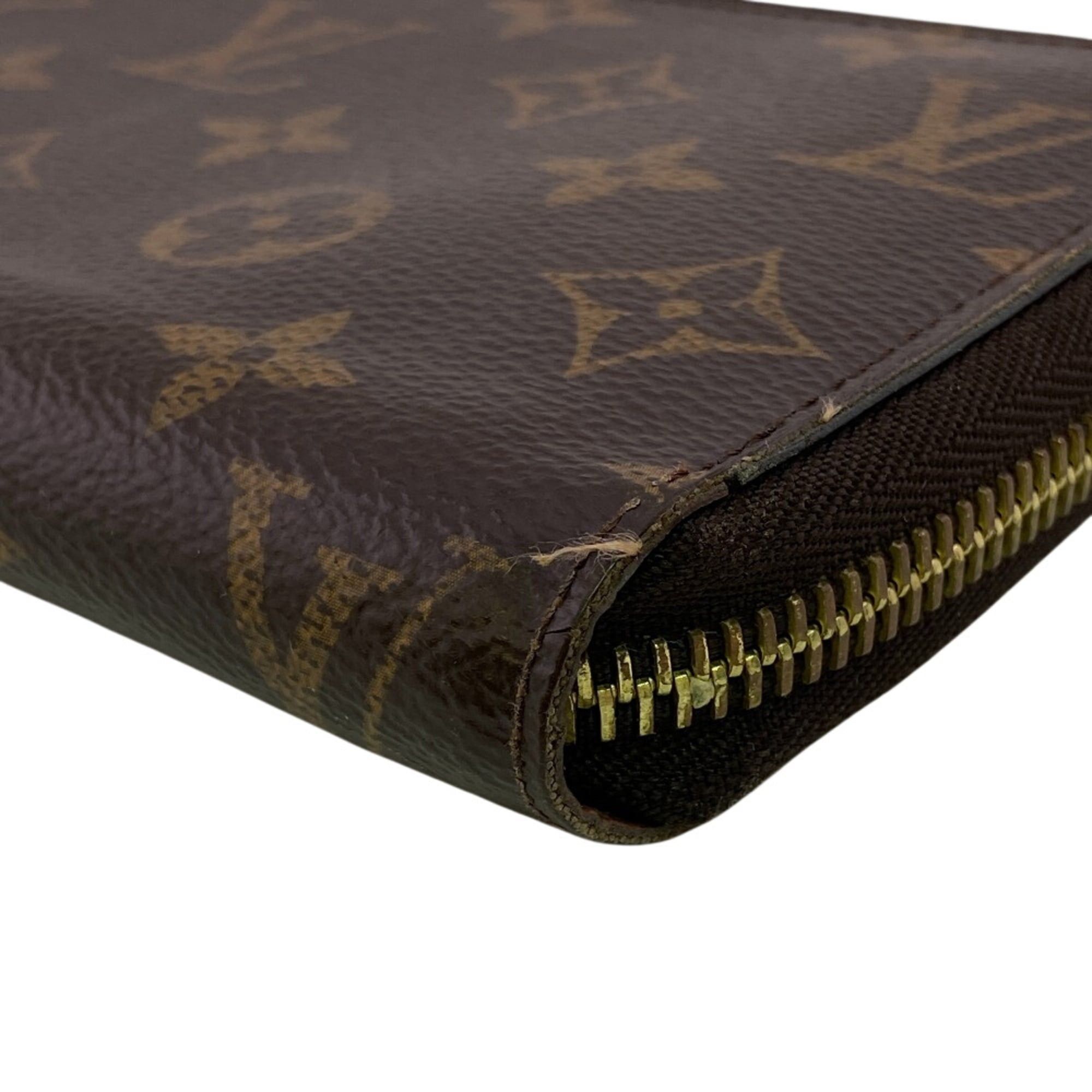 Louis Vuitton Louis Vuitton M42616 Zippy Wallet Round Zipper Monogram Long Brown Size ONE SIZE - 4 Thumbnail