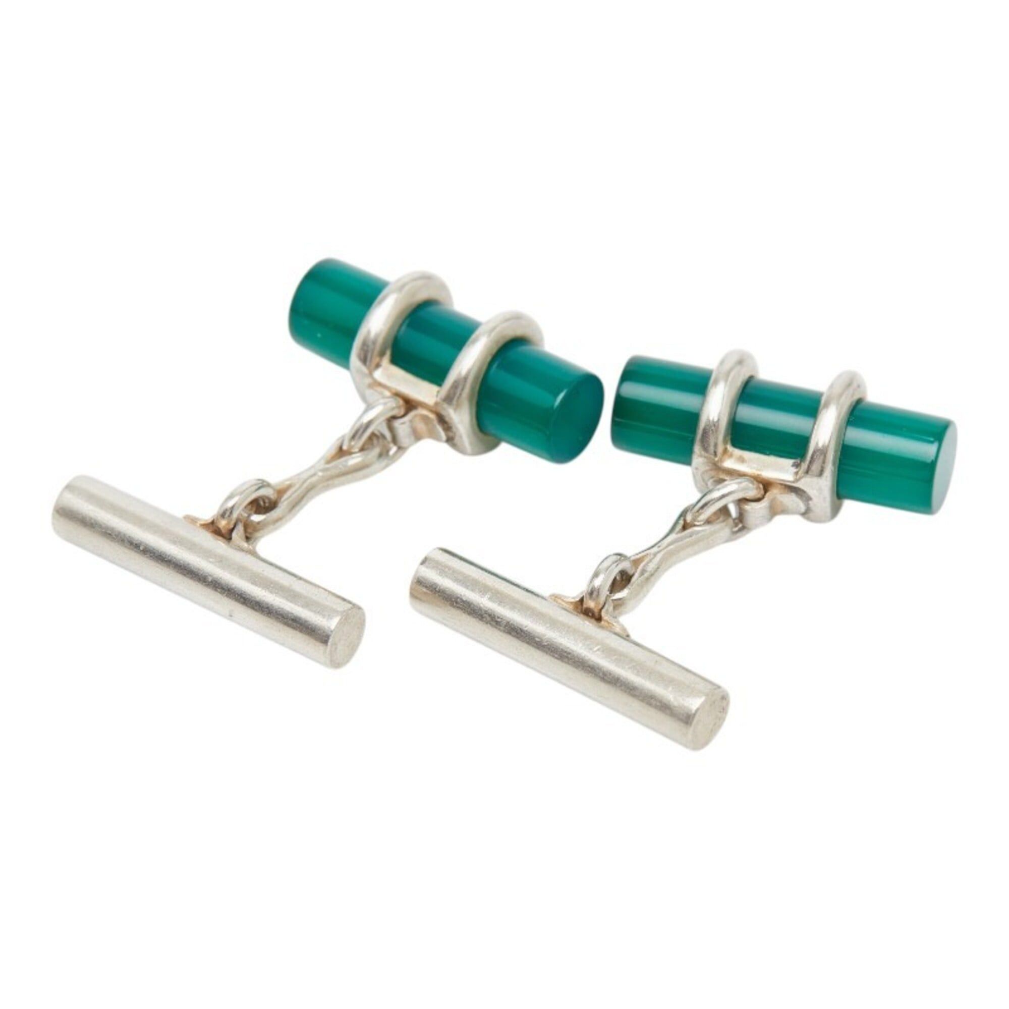 Tiffany & Co. Tiffany & Co. Cufflinks, Sterling Silver, Colored Stone, Men's. Size ONE SIZE - 2 Thumbnail