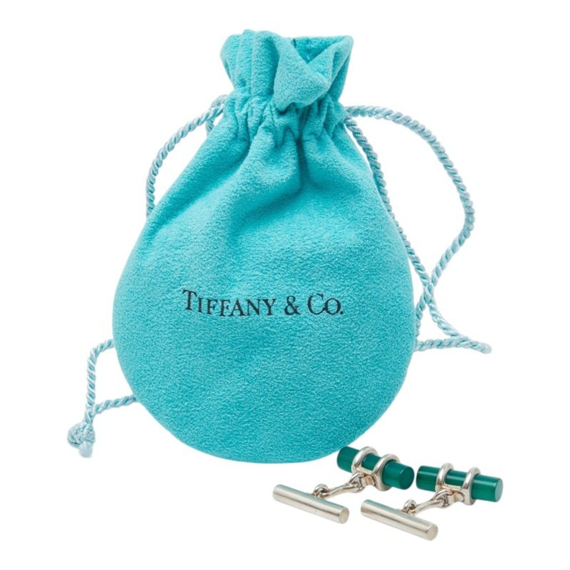 Tiffany & Co. Tiffany & Co. Cufflinks, Sterling Silver, Colored Stone, Men's. Size ONE SIZE - 4 Thumbnail