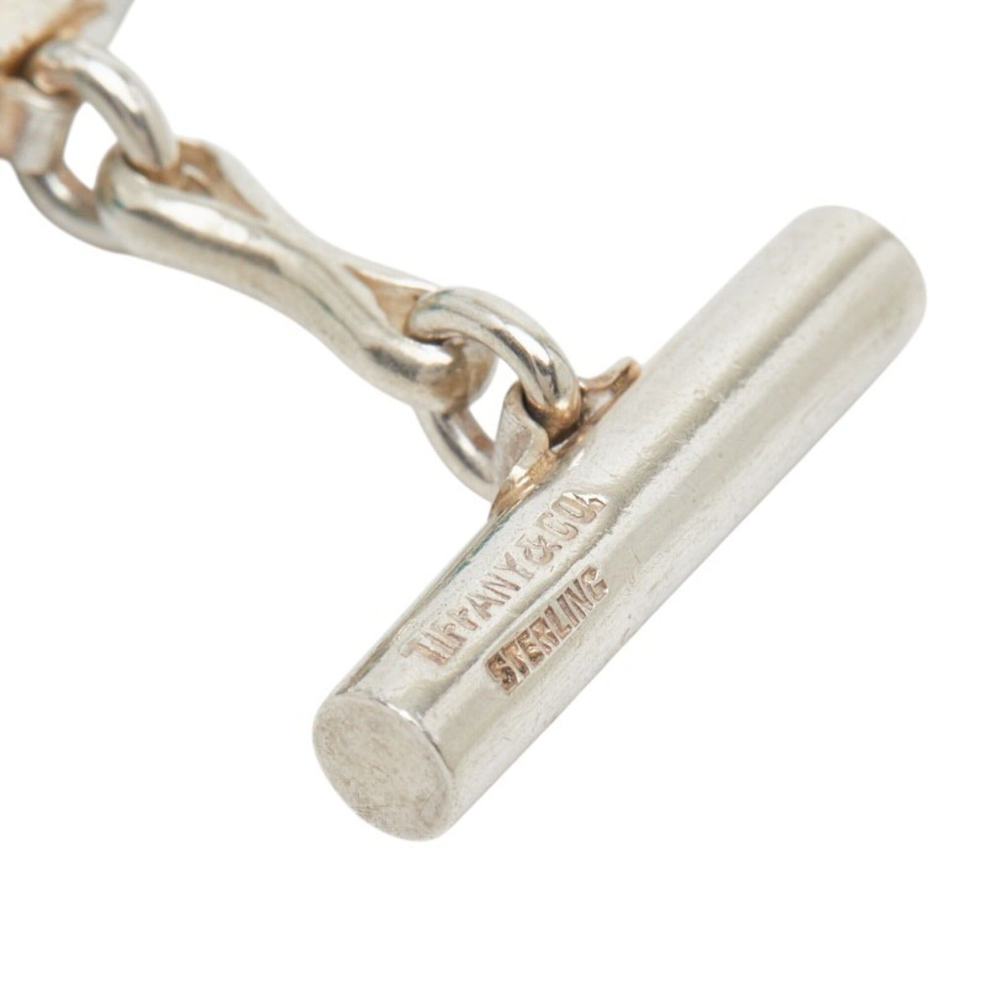 Tiffany & Co. Tiffany & Co. Cufflinks, Sterling Silver, Colored Stone, Men's. Size ONE SIZE - 3 Thumbnail