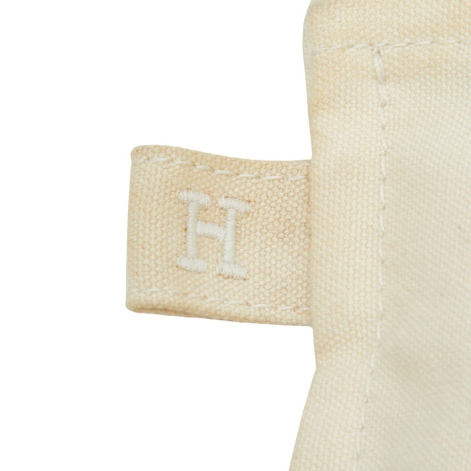 Hermes Hermes Bora Handbag and Pouch Set (Ivory Cotton) for Women Size ONE SIZE - 9 Thumbnail