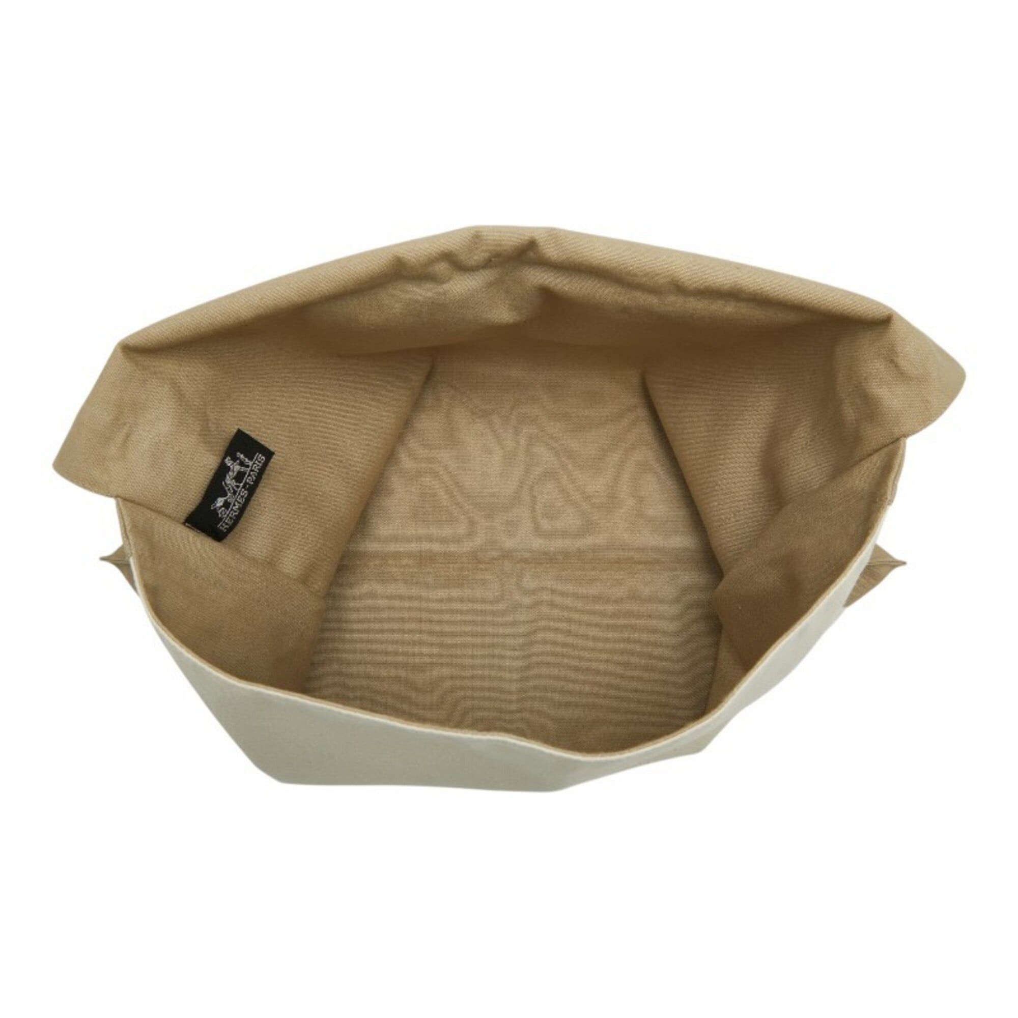 Hermes Hermes Tapidocell Clutch Bag, Ivory/Beige Canvas, Women's HERMES Size ONE SIZE - 6 Thumbnail