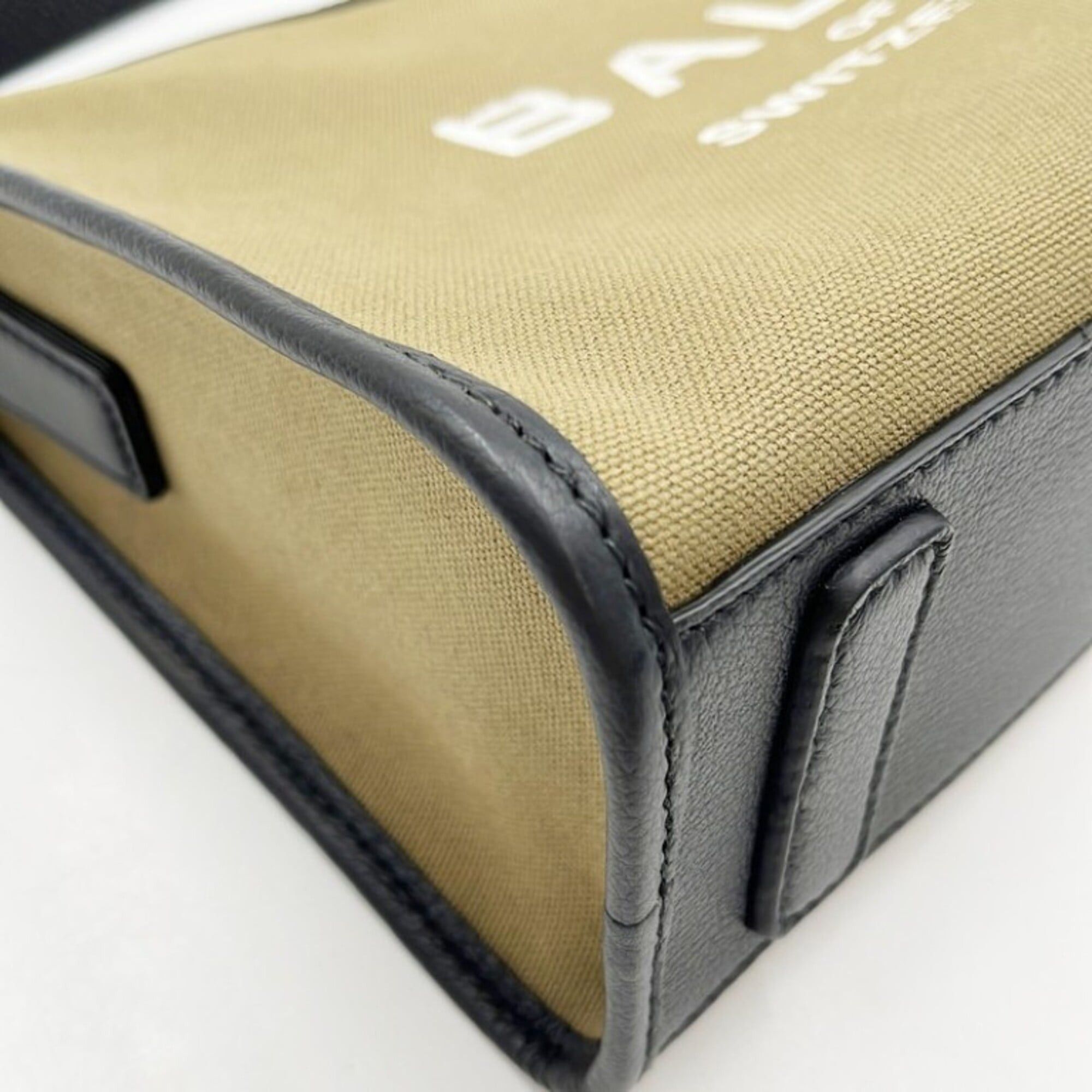 Bally BALLY ARKLE LOGO CROSS Shoulder Bag, Khaki/Black Canvas, Men's/Women's Crossbody Bag Size ONE SIZE - 4 Thumbnail