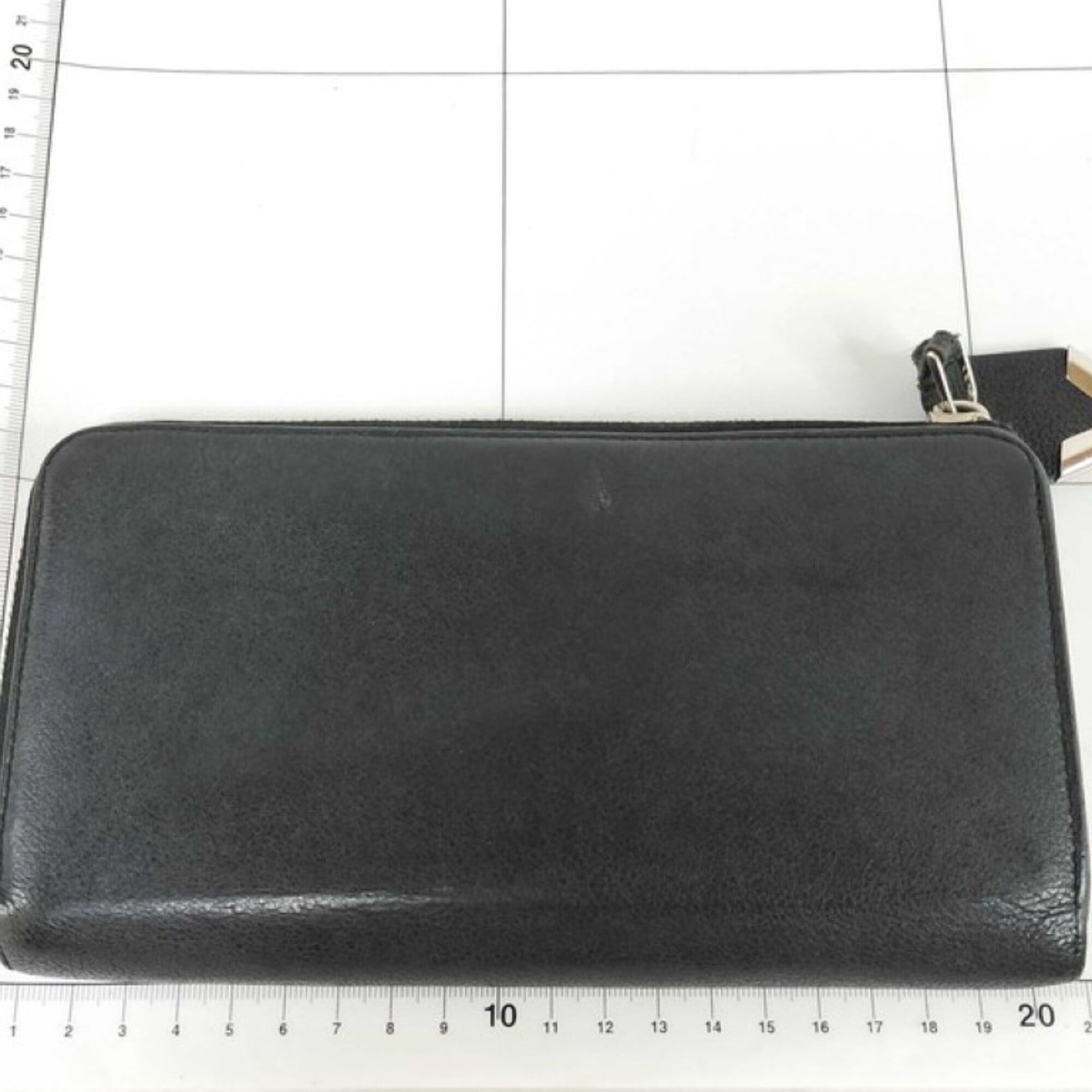 Louis Vuitton Louis Vuitton Long Wallet Portefeuille Comet M60146 Black Leather Men's Women's L-shaped Size ONE SIZE - 2 Thumbnail