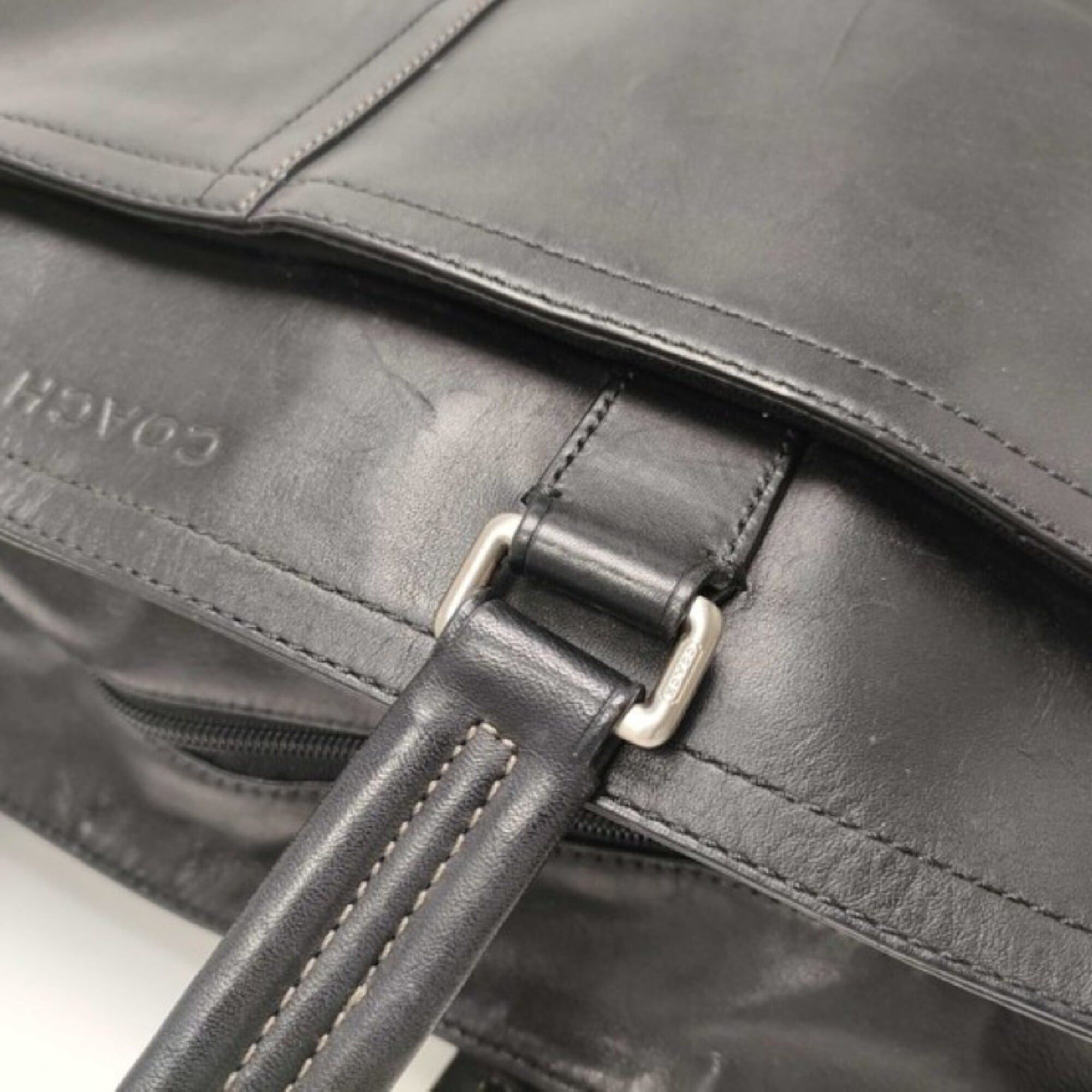 Coach COACH Lexington Tote Bag F70673 Black Leather Women's Handbag Shoulder Size ONE SIZE - 7 Thumbnail