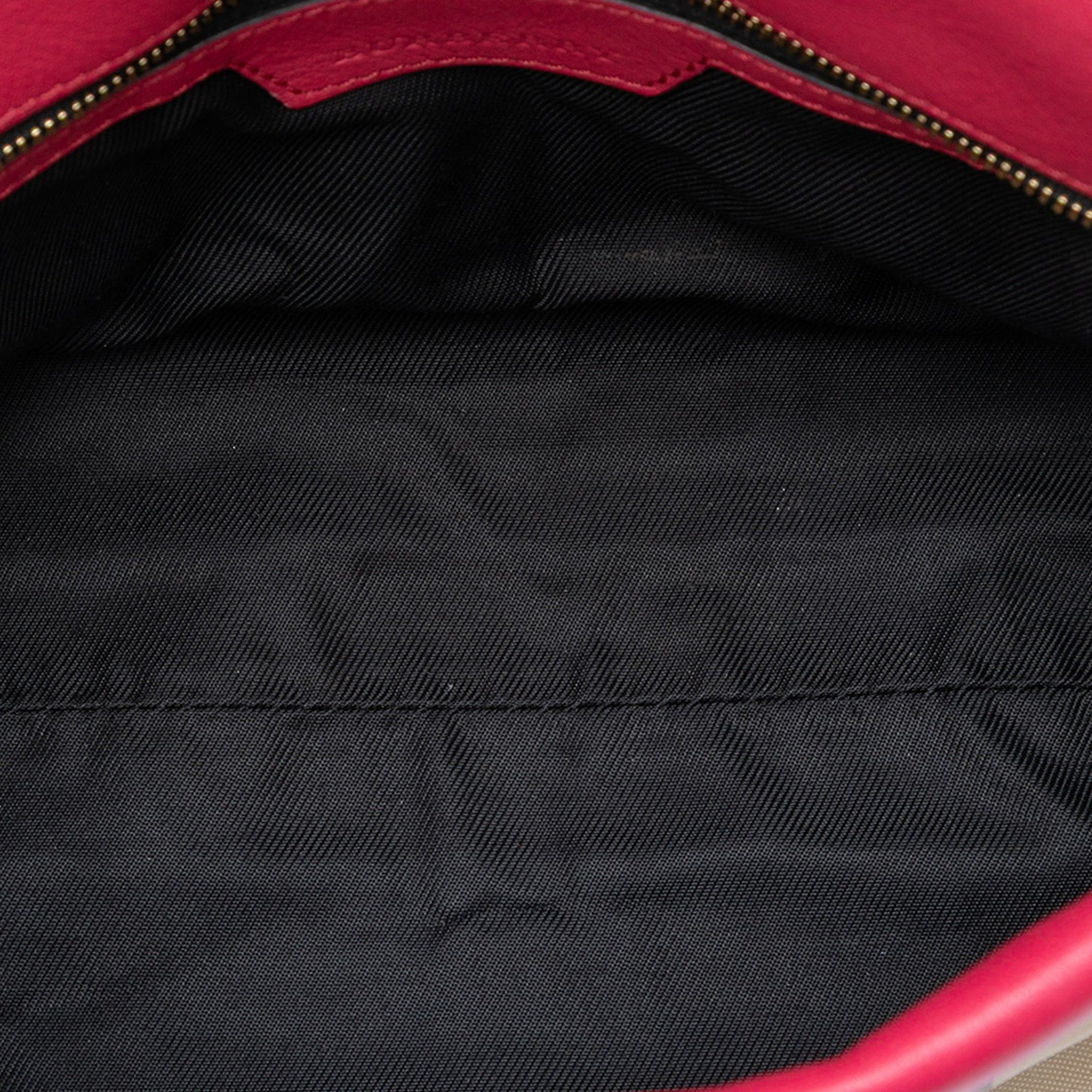 Burberry Haymarket Check Canvas Leah Crossbody Size ONE SIZE - 4 Thumbnail