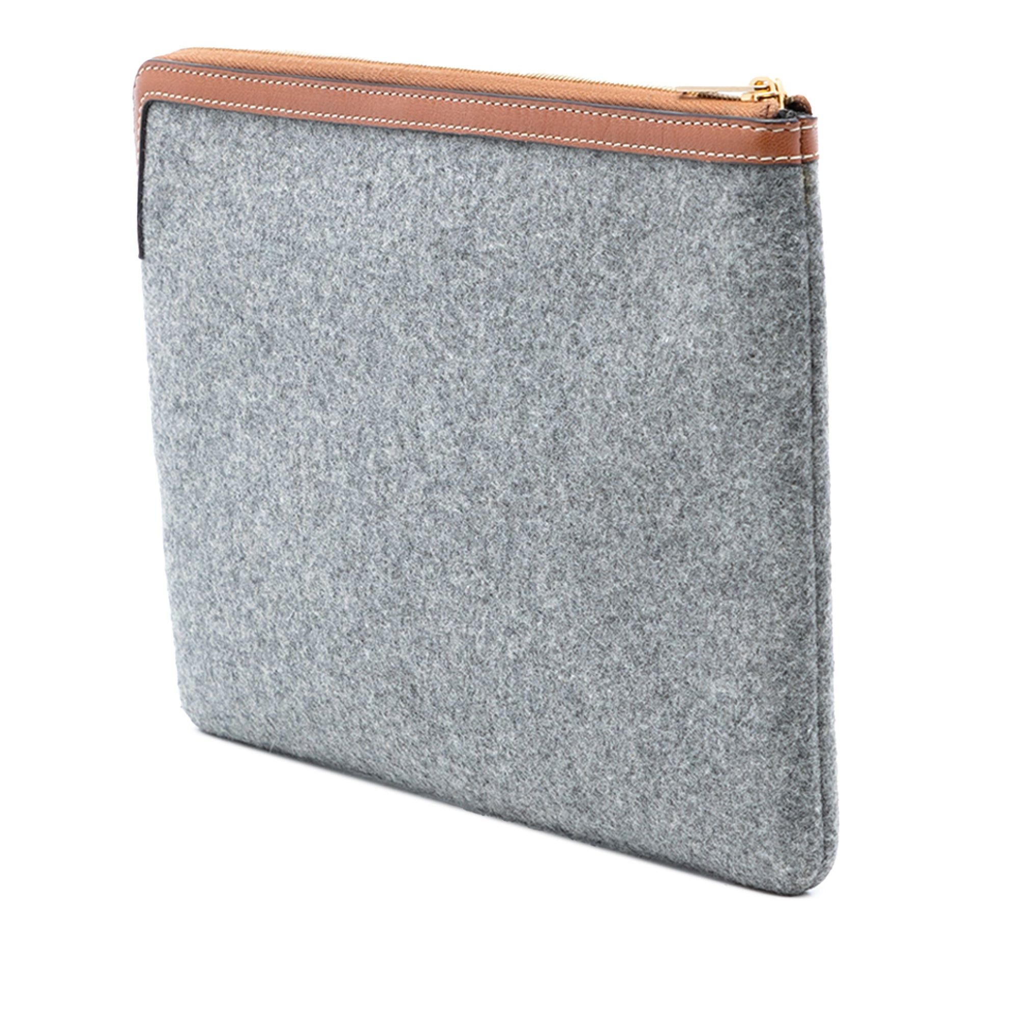 Celine Felt Logo Flat Pouch Size ONE SIZE - 2 Thumbnail