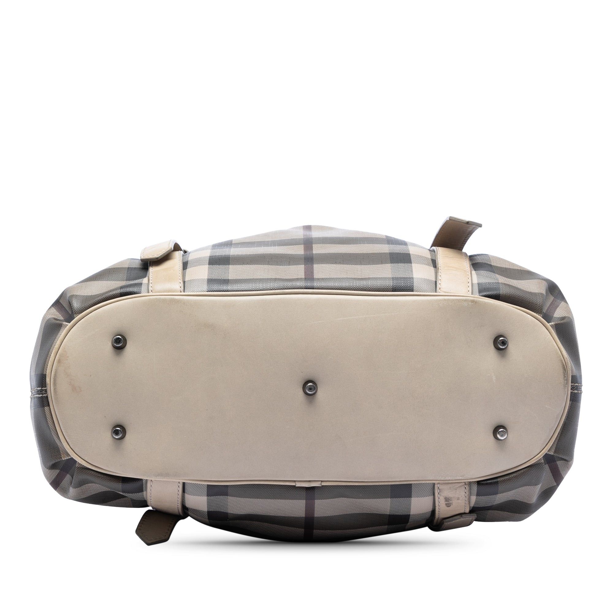 Burberry Smoke Check Coated Canvas Northfield Satchel Size ONE SIZE - 3 Thumbnail