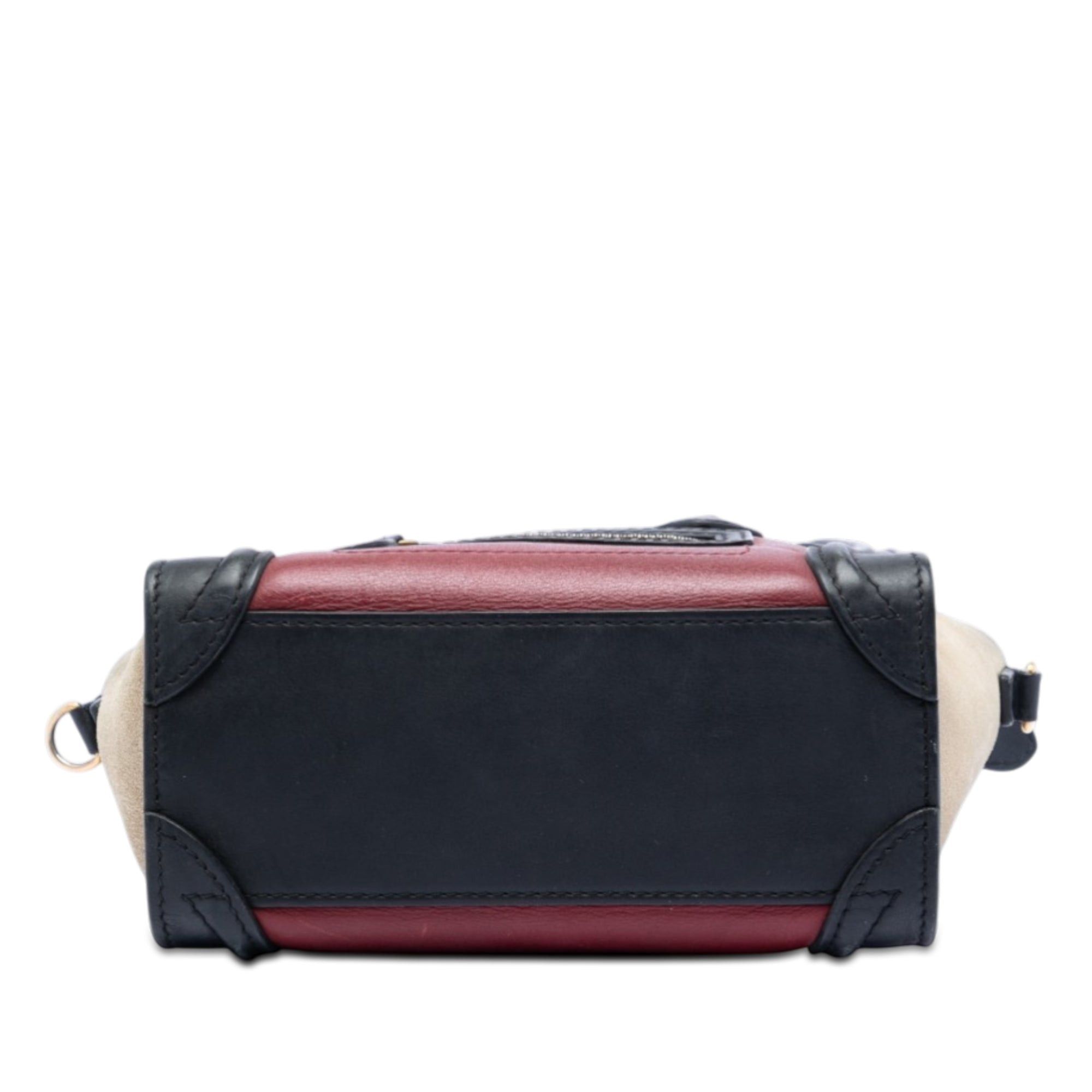 Celine Nano Tricolor Calfskin and Suede Luggage Tote Size ONE SIZE - 3 Thumbnail