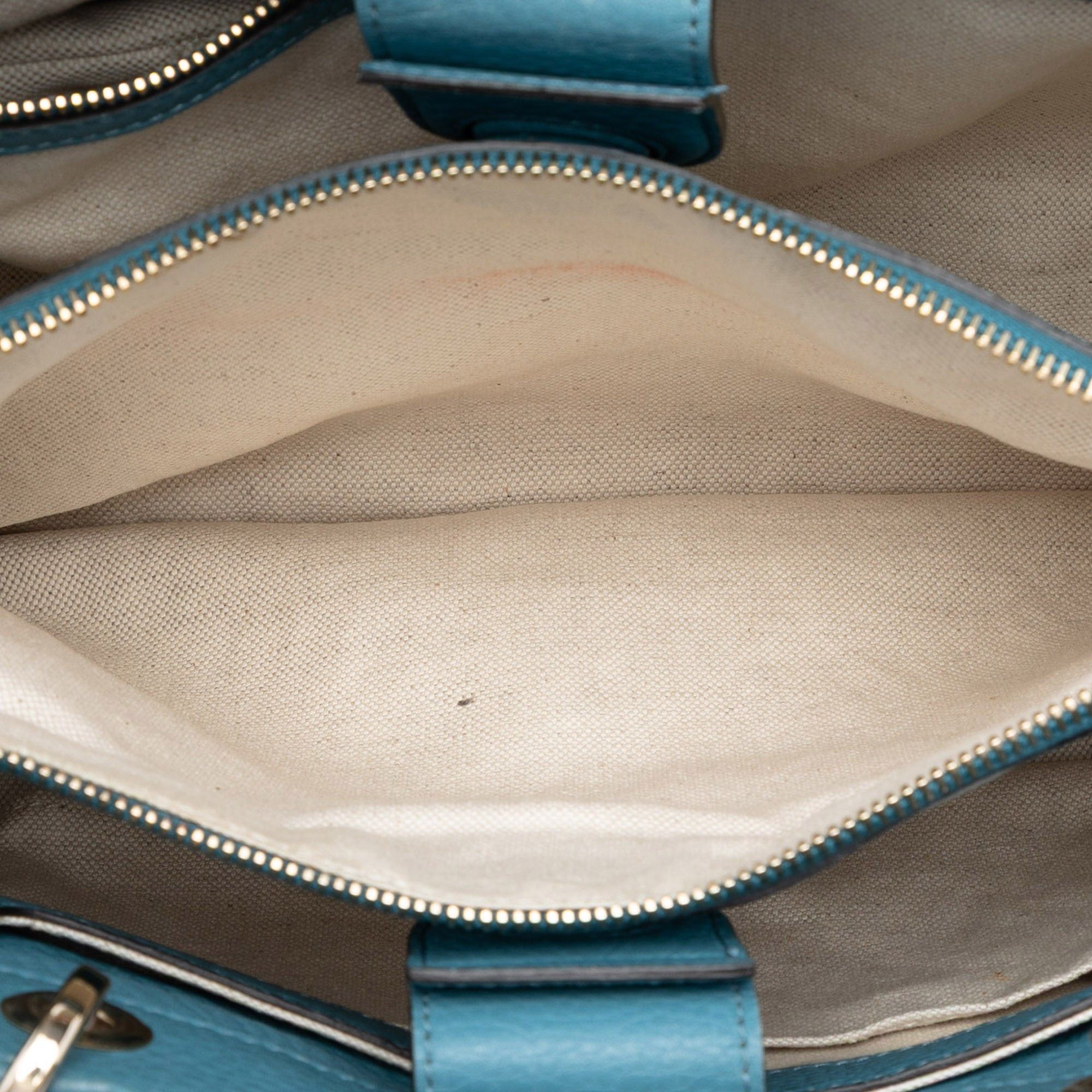 Gucci Medium Calfskin Bamboo Shopper Satchel Size ONE SIZE - 4 Thumbnail