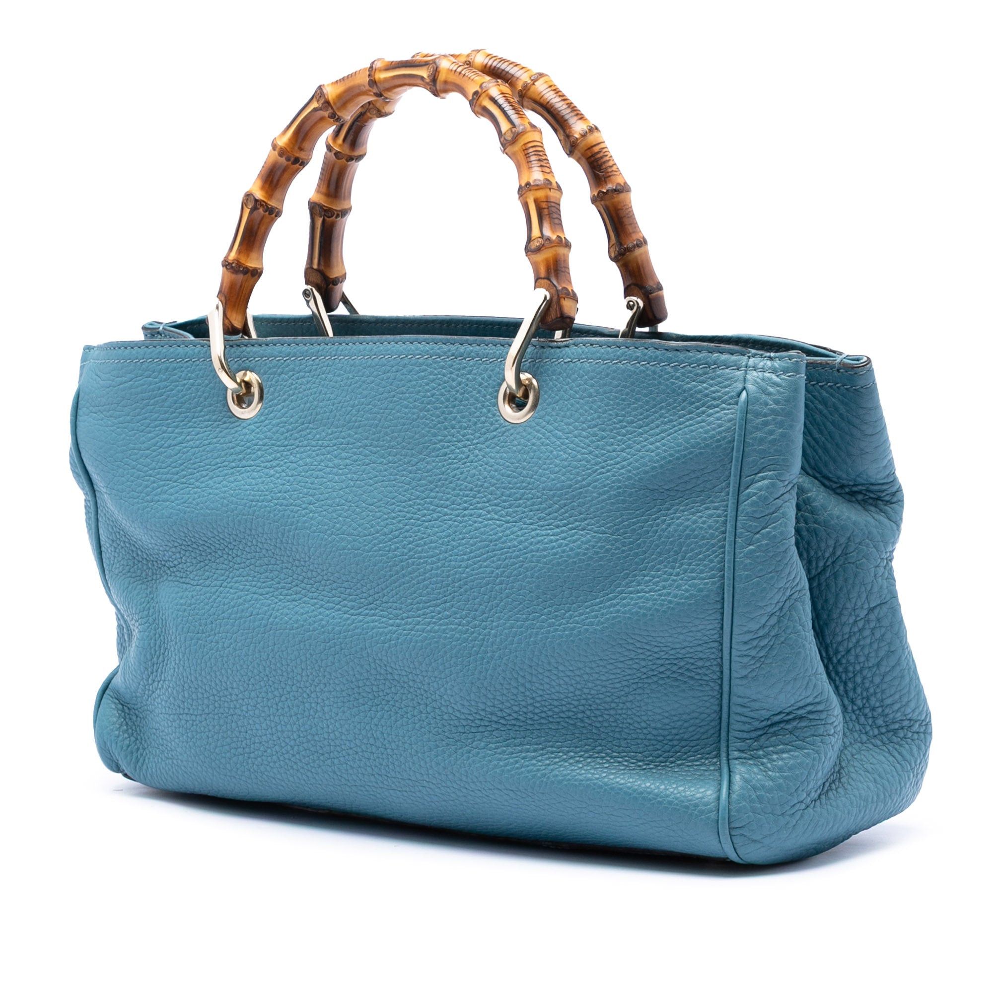 Gucci Medium Calfskin Bamboo Shopper Satchel Size ONE SIZE - 2 Thumbnail