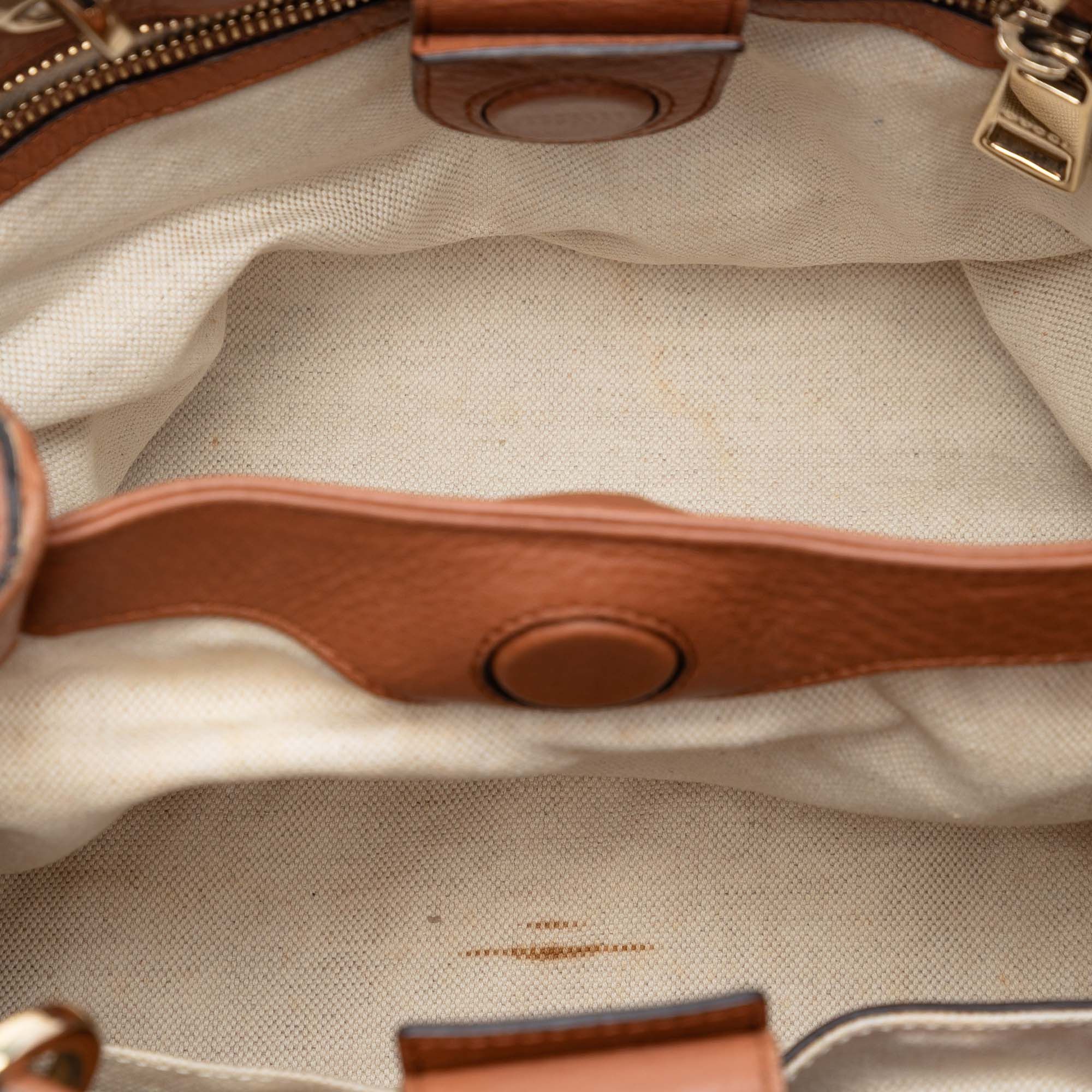 Gucci Small Calfskin Bamboo Shopper Satchel Size ONE SIZE - 4 Thumbnail