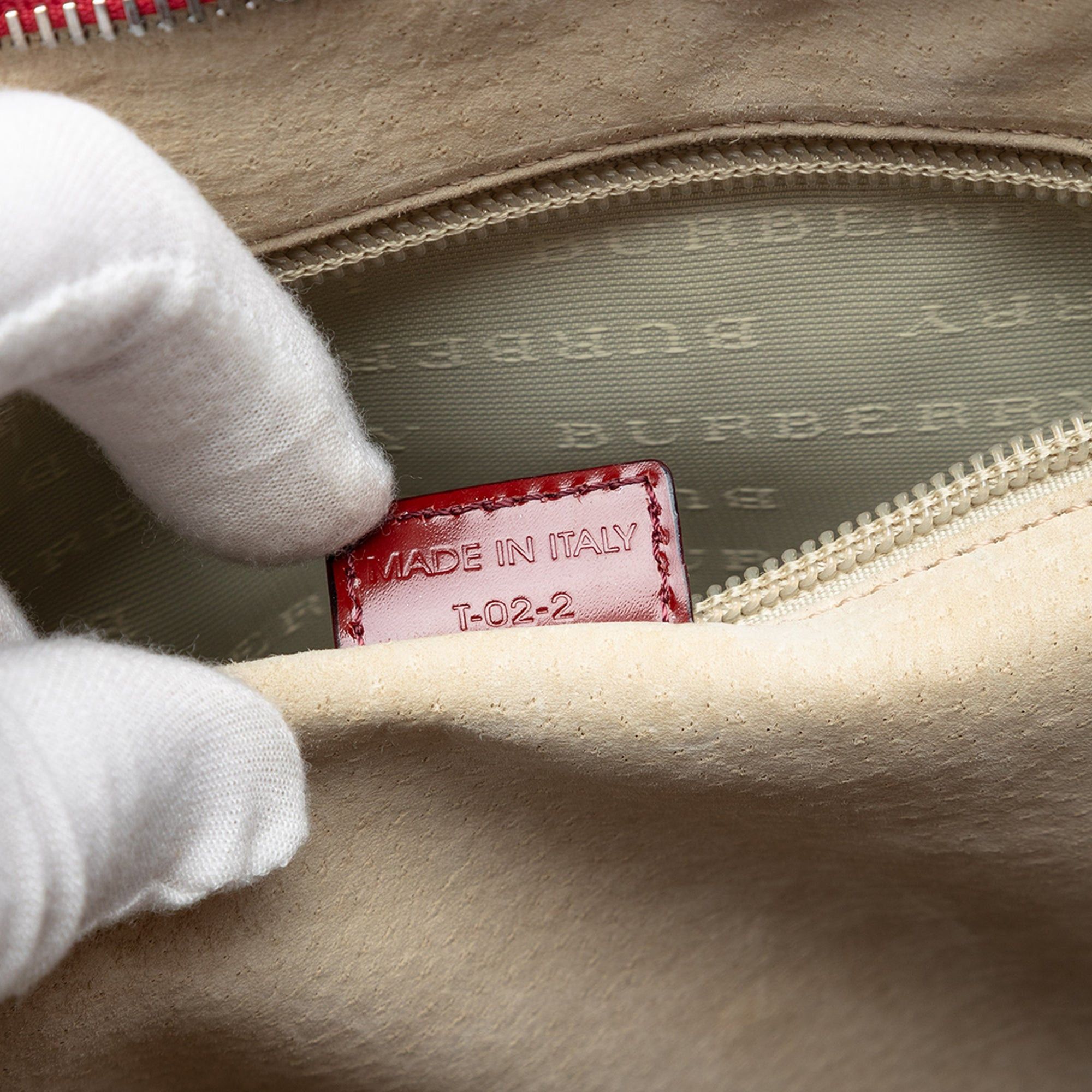 Burberry Haymarket Check Coated Canvas Tote Size ONE SIZE - 6 Thumbnail