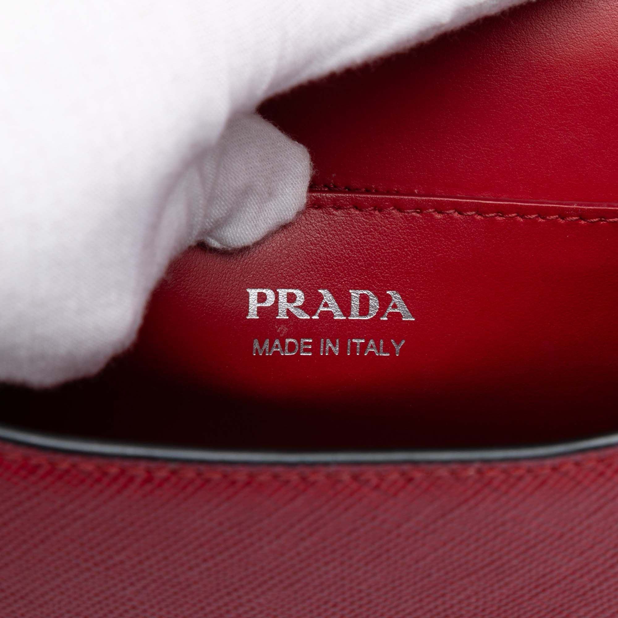 Prada Saffiano Cuir Monochrome Envelope Crossbody Size ONE SIZE - 6 Thumbnail