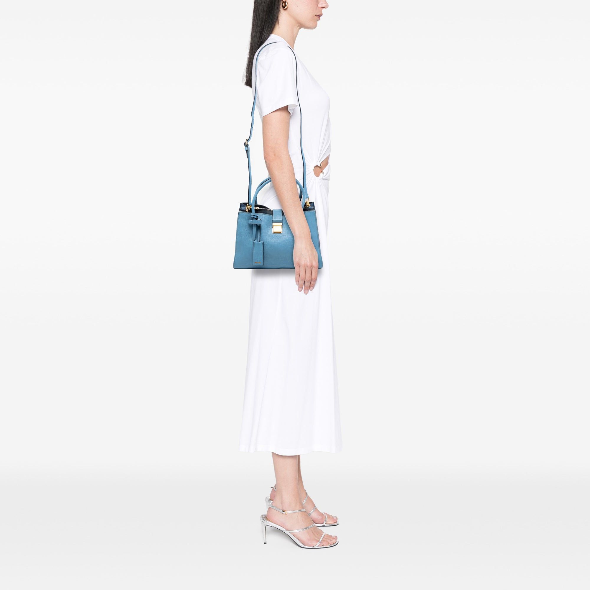 Miu Miu Goatskin Madras Push Lock Tote Size ONE SIZE - 6 Thumbnail
